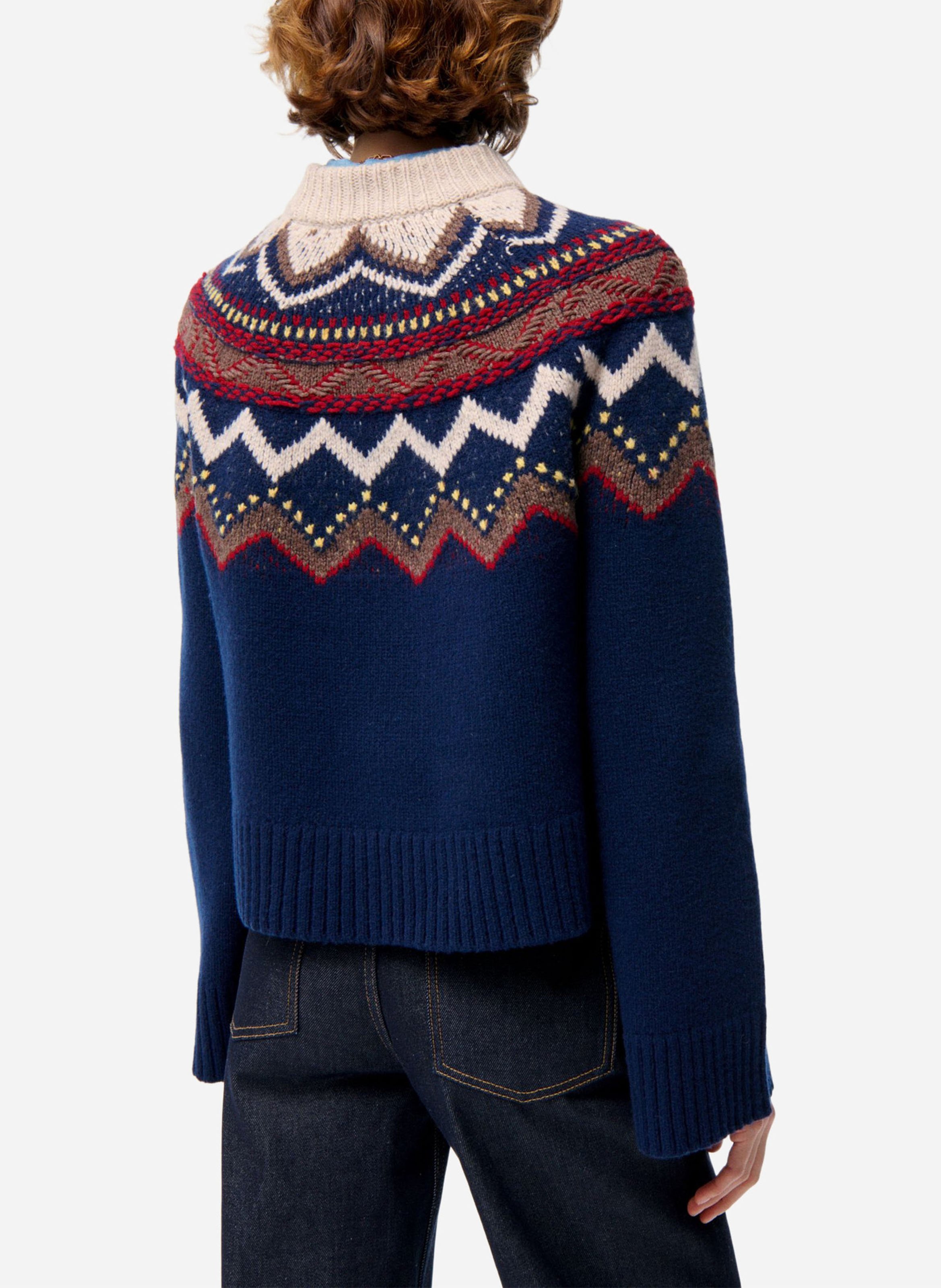 Alpaca wool sweater VANESSA BRUNO Blue