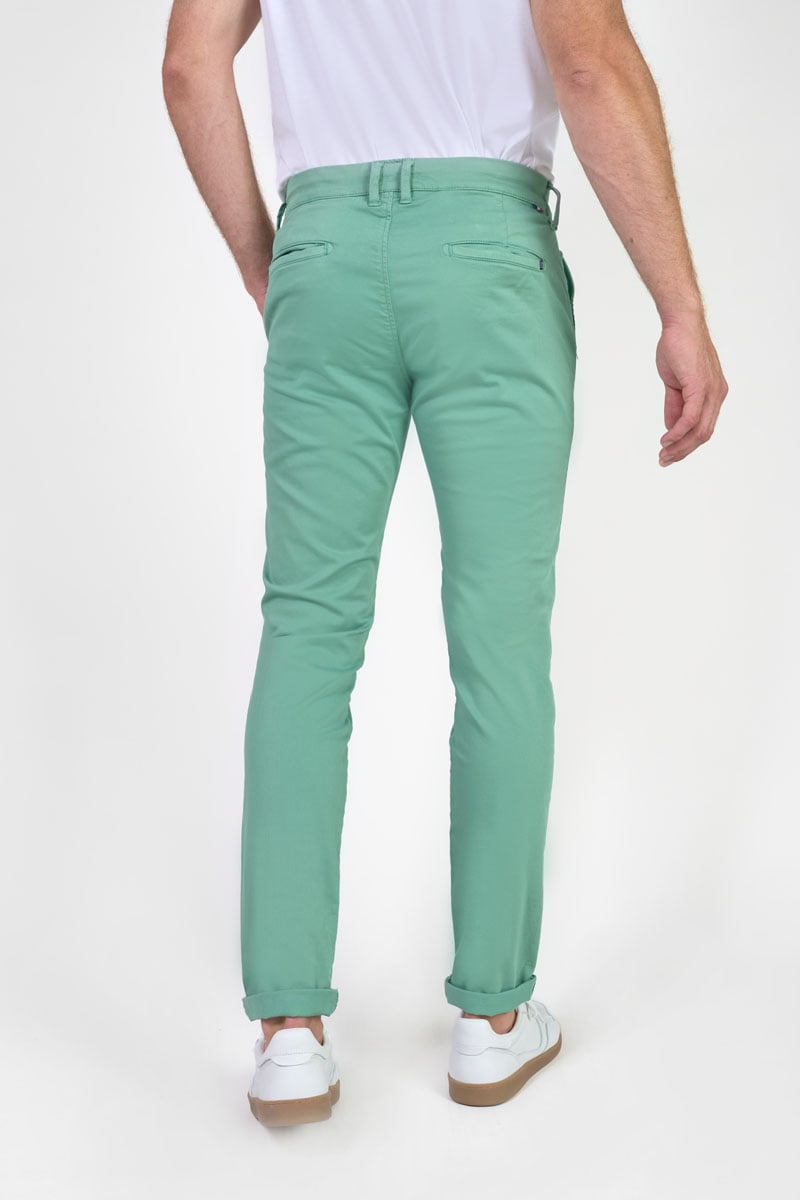 Chino pants LE TEMPS DES CERISES Green