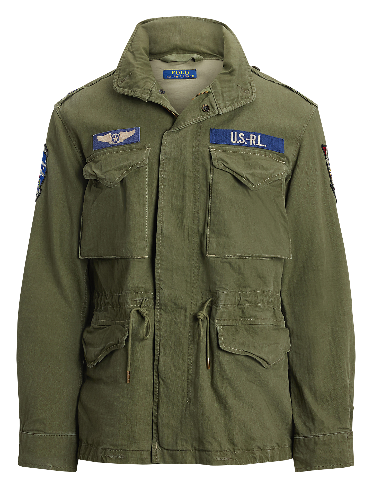 Chaqueta utilitaria de algodón POLO RALPH LAUREN Verde