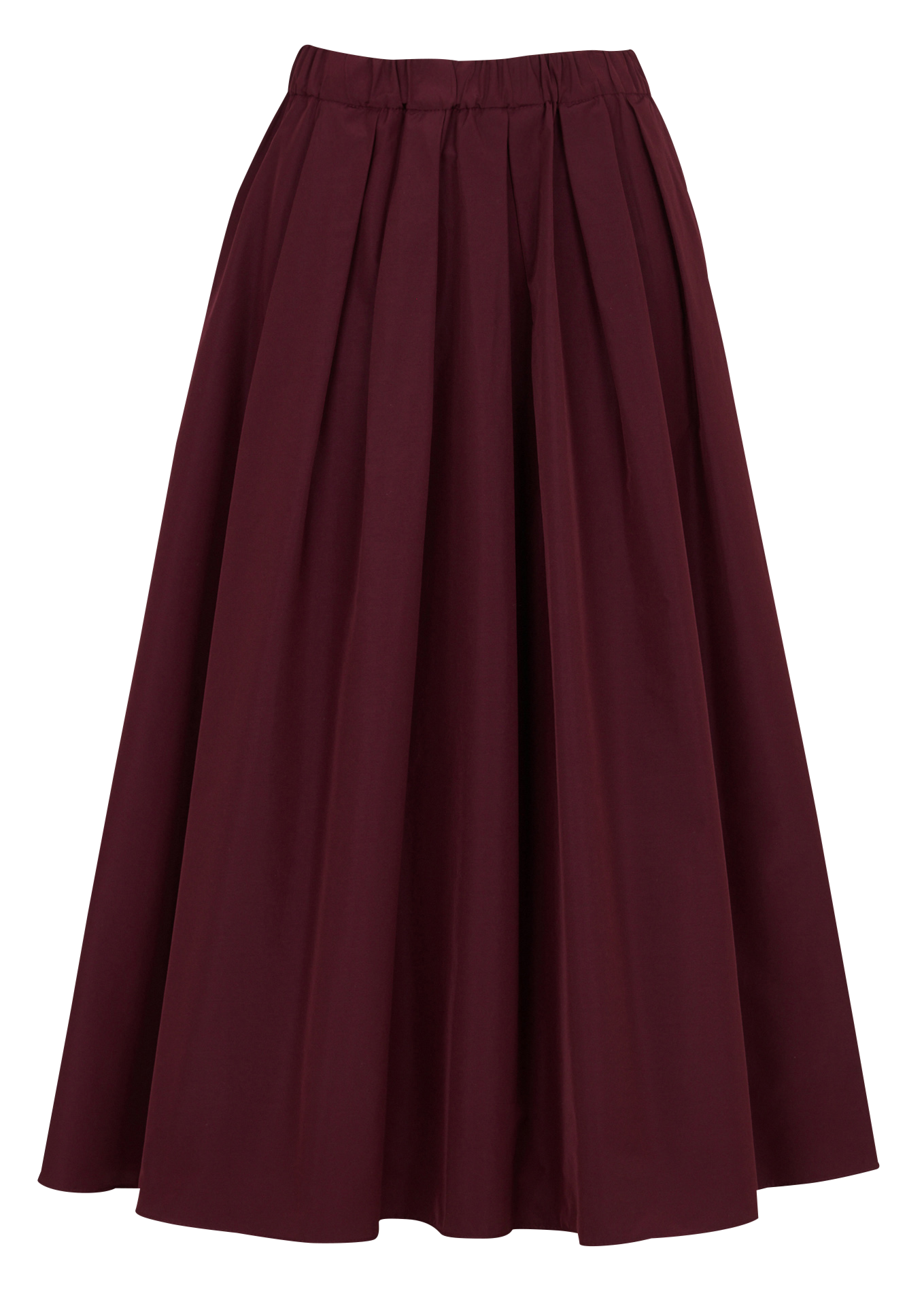 Jupe midi évasée MAX MARA WEEK END Rouge