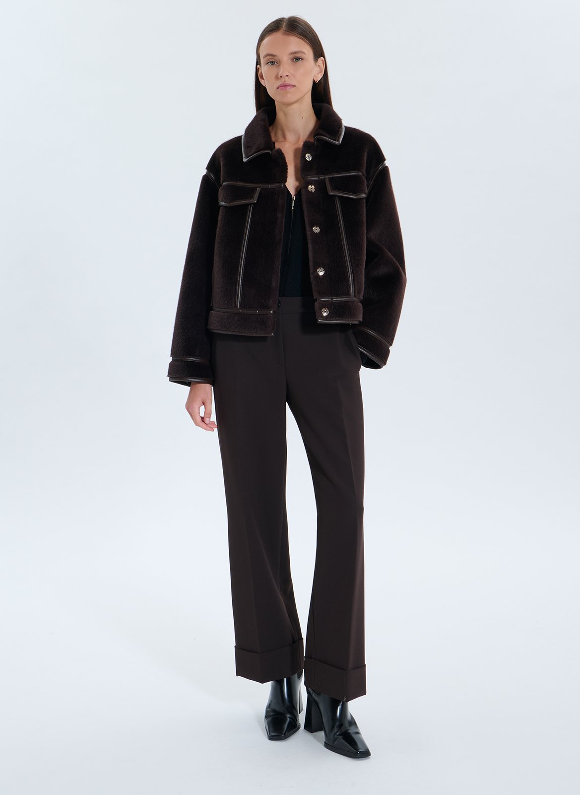 Carrot trousers ZAPA Brown