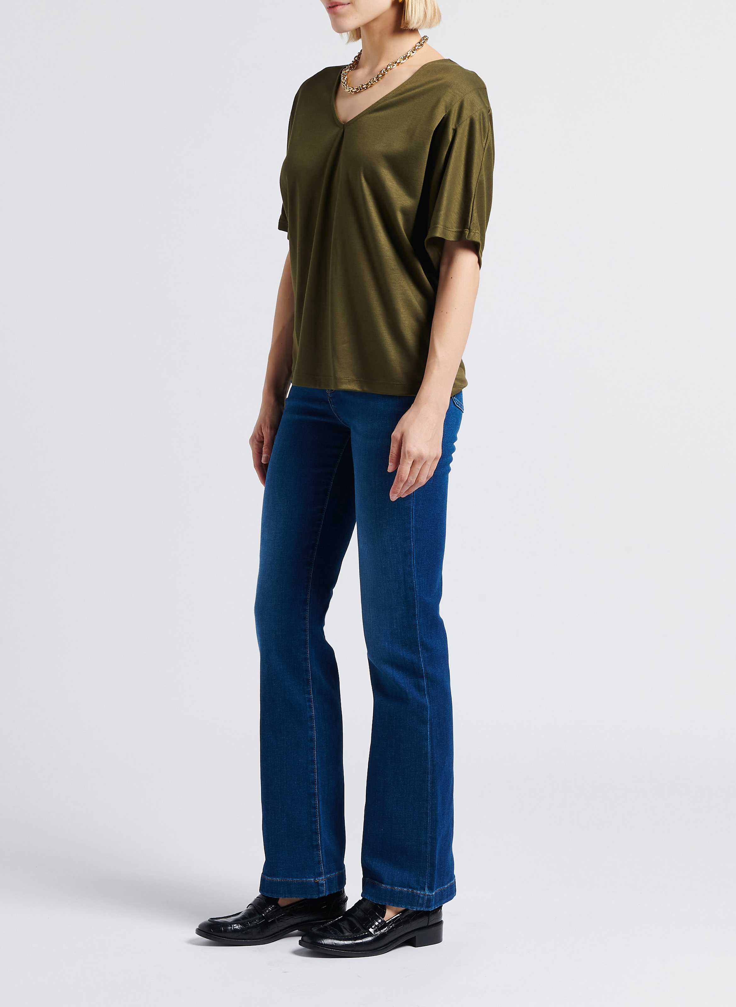 Rechte jeans | katoenblend MAISON 123 Blauw