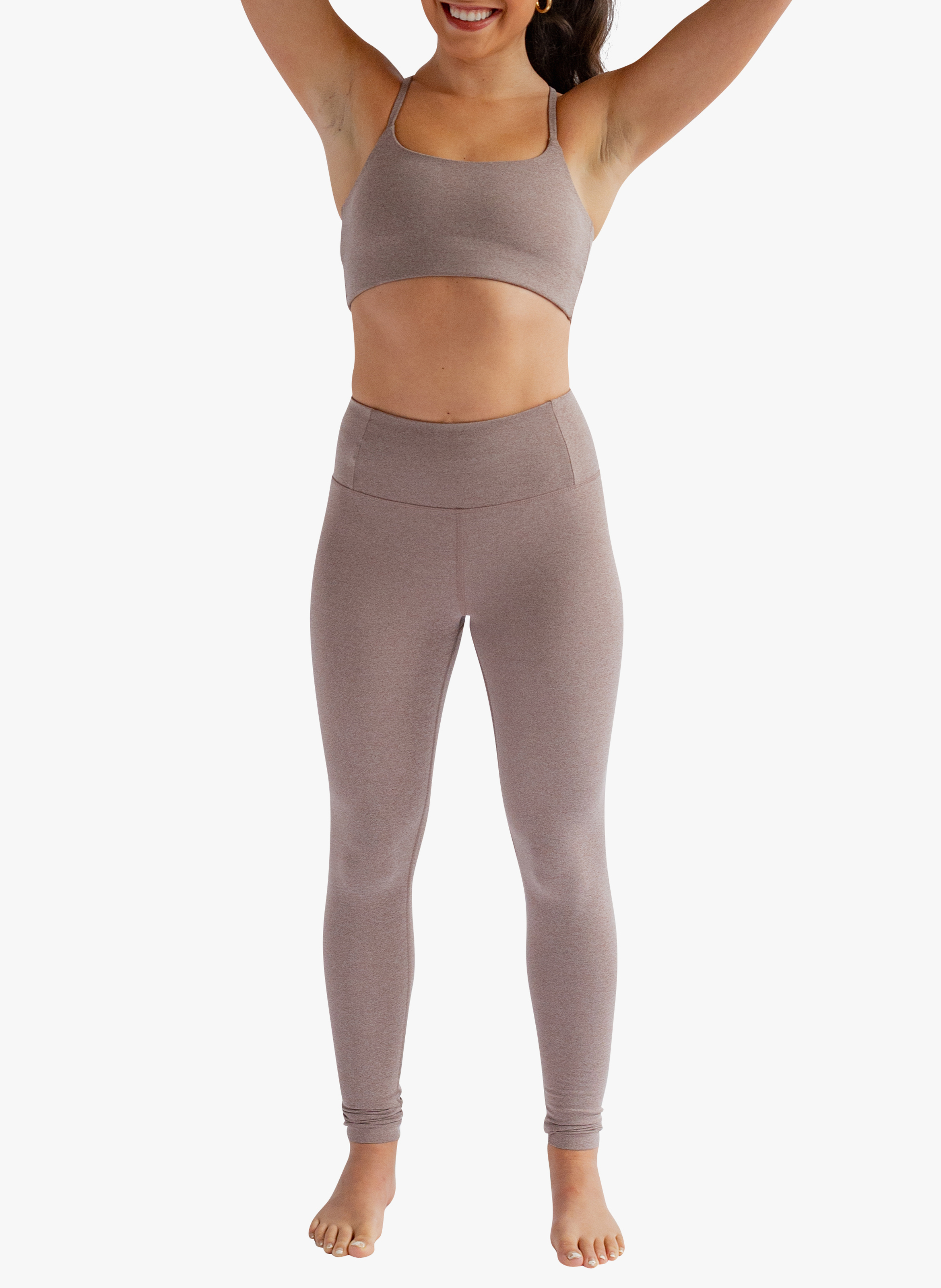 Legging chiné Float GIRLFRIEND COLLECTIVE Rose