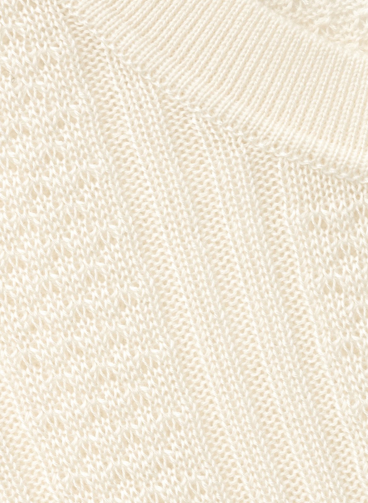 Trui met ronde hals in effen fantasiebreisel BA&SH Beige