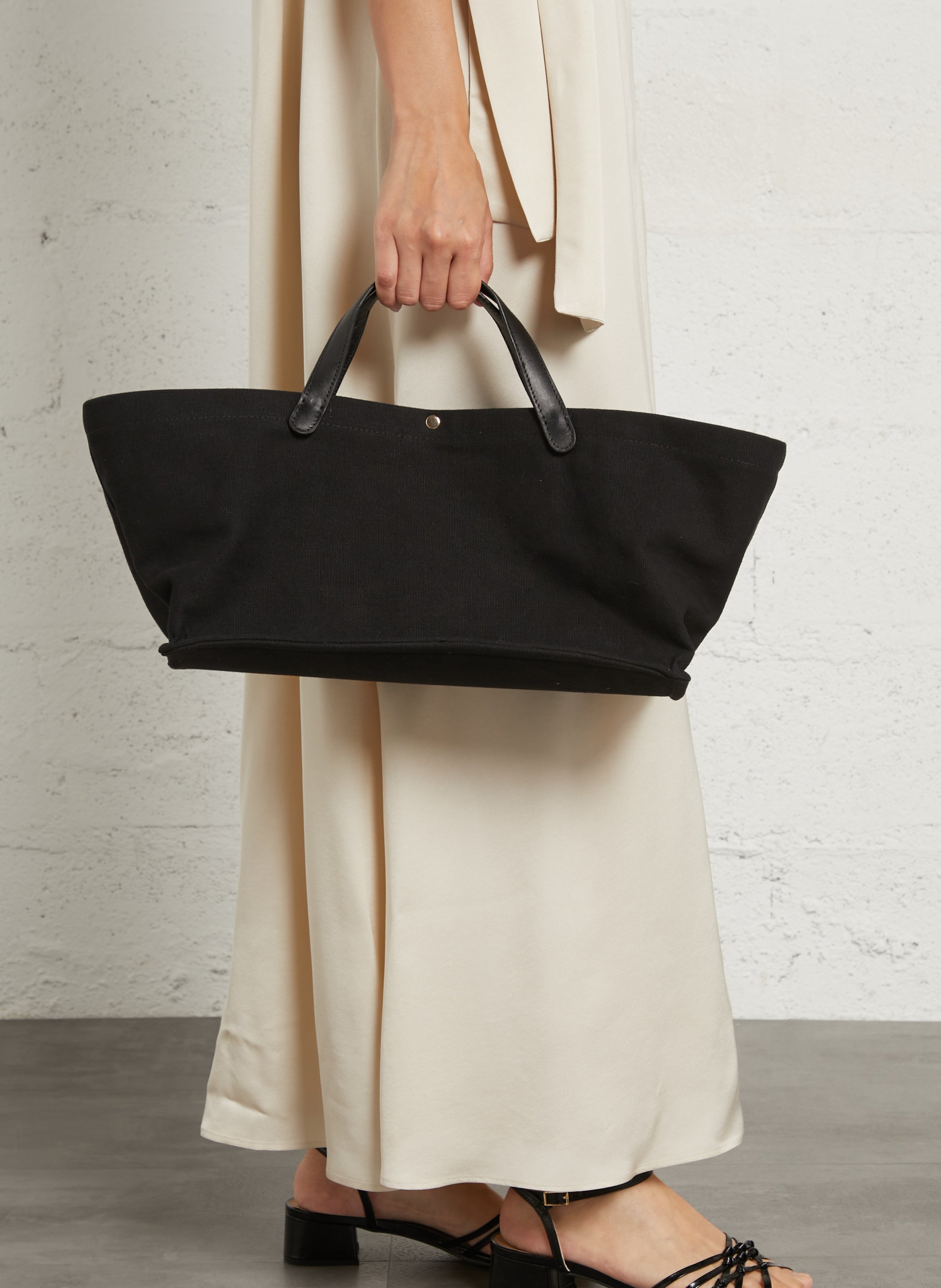 Sac à main en coton BERENICE Noir