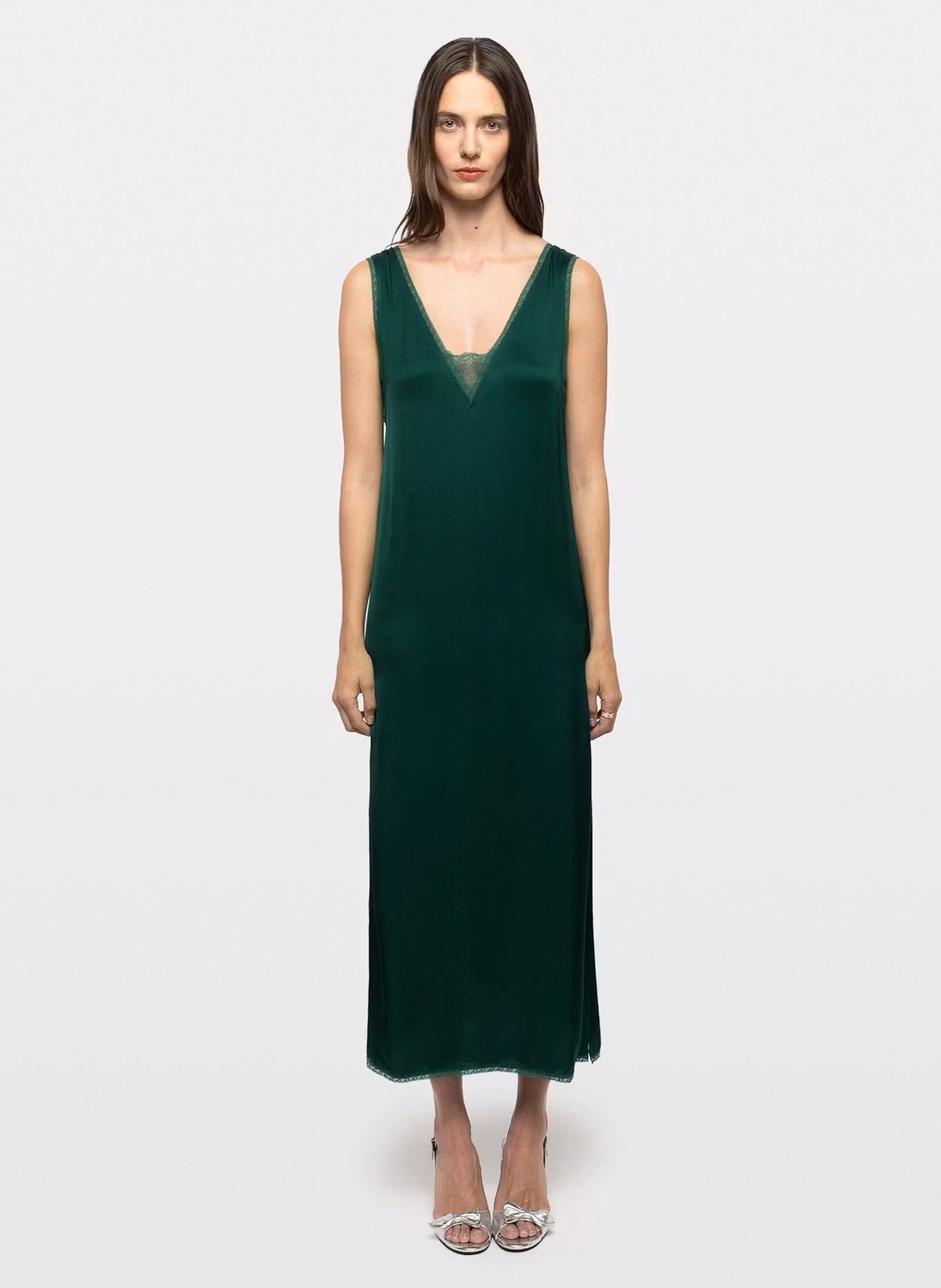 Long V-neck dress ZADIG&VOLTAIRE Green