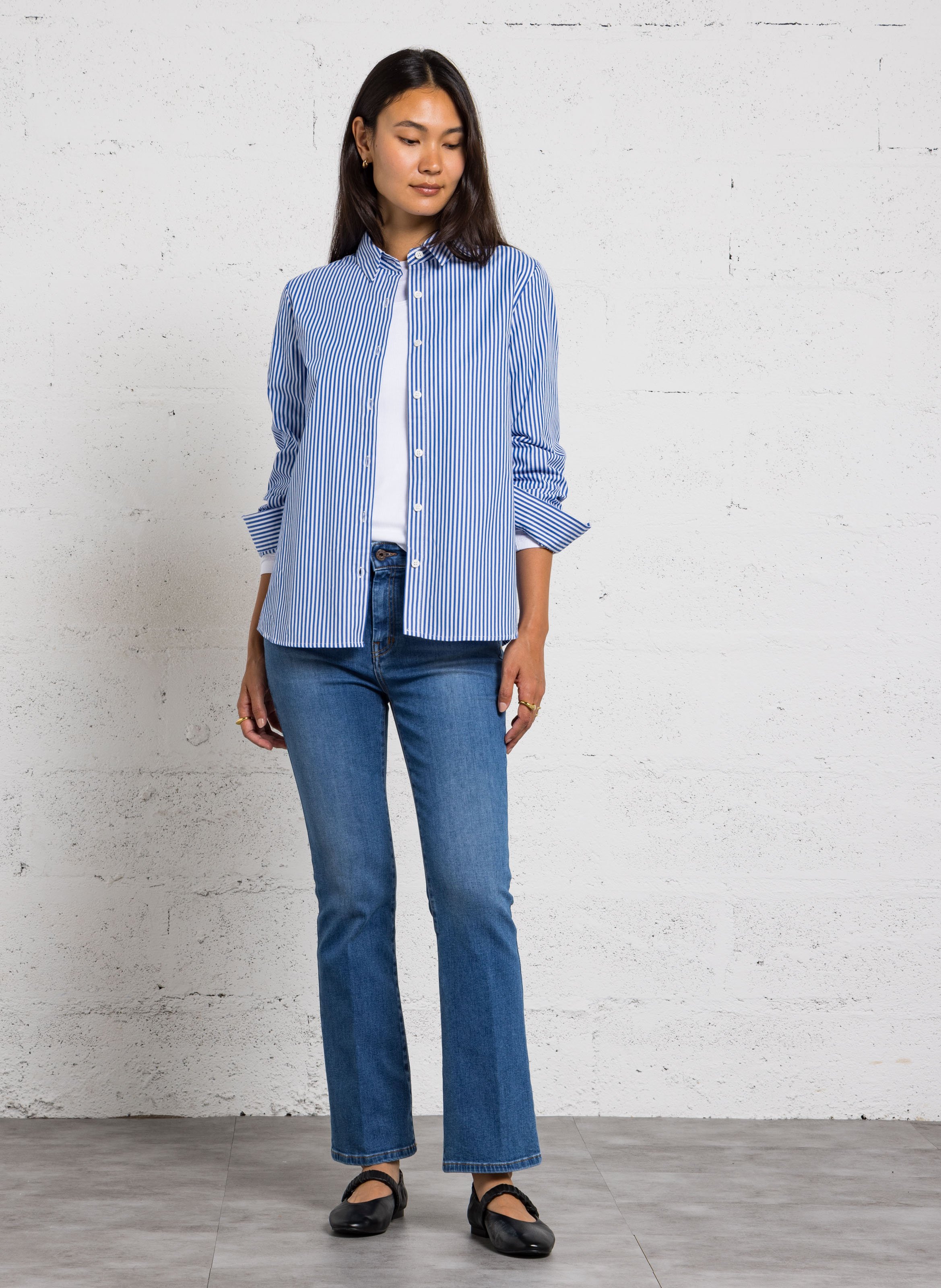 Ramie shirt LA PETITE ETOILE Blue