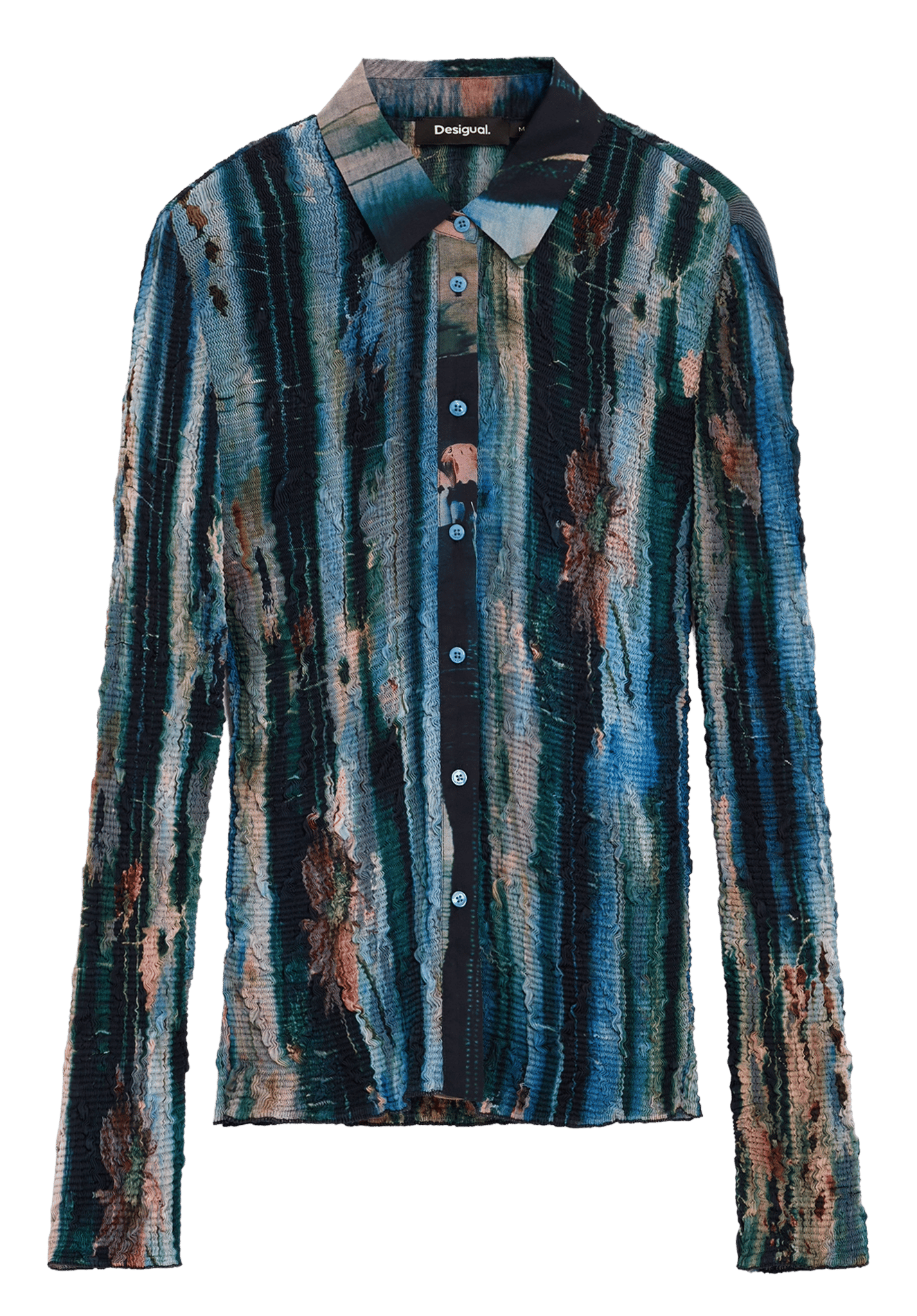 Chemise droite imprimée  DESIGUAL Vert