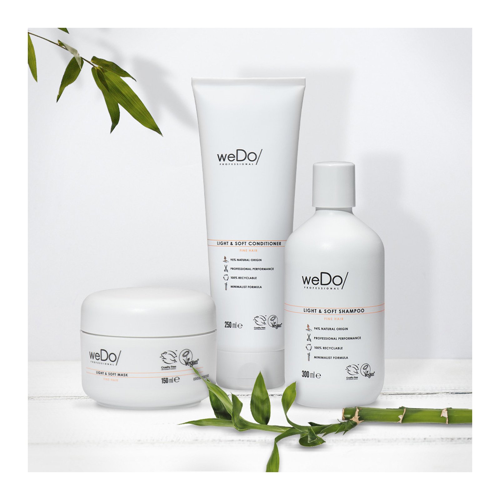 Veganistisch masker voor fijn haar - maakt het haar licht en zacht weDo No color