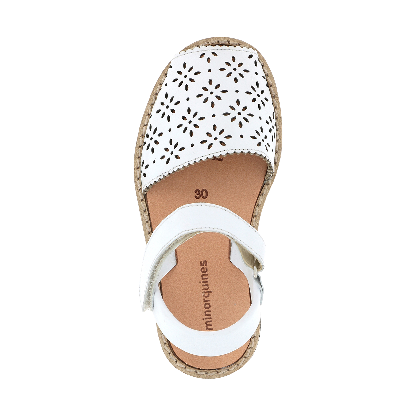 Sandales en cuir MINORQUINES Blanc
