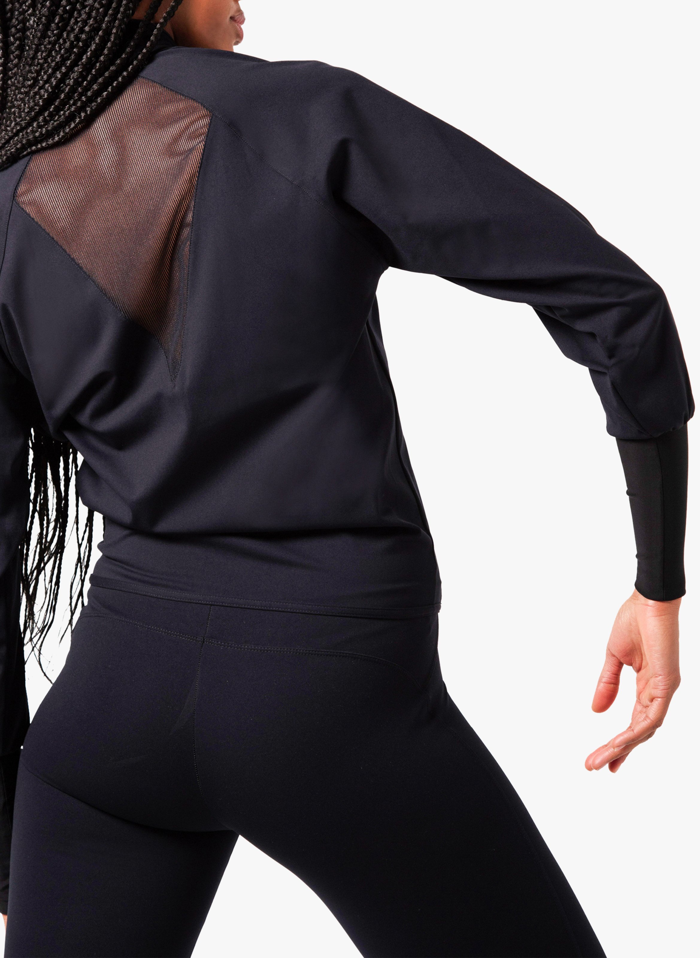 Veste de sport droite Noir