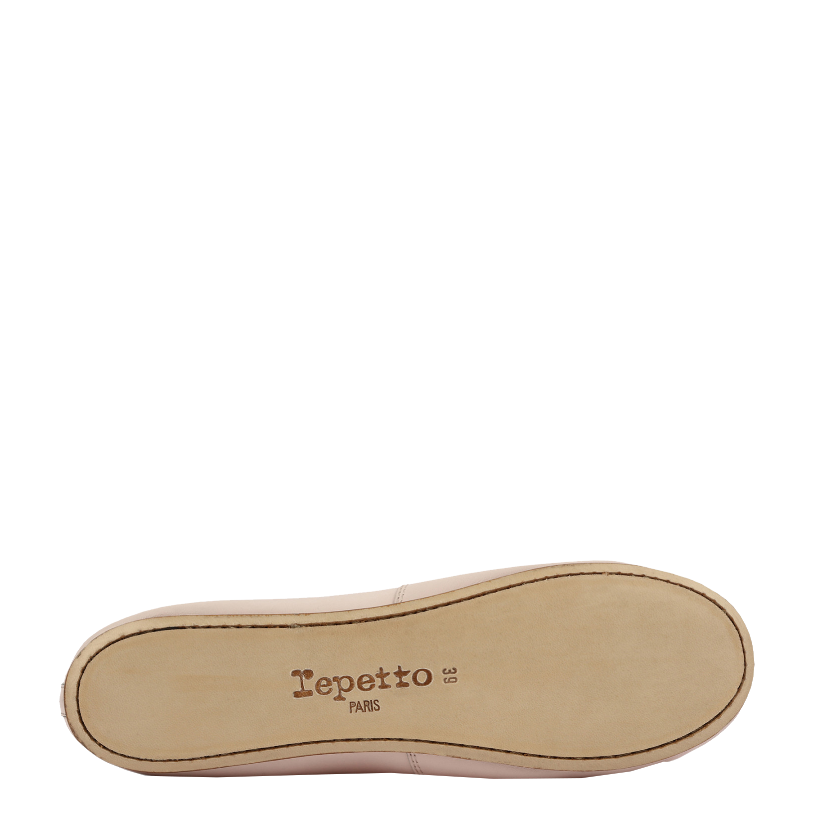 Ballerines à lacets en cuir REPETTO Rose