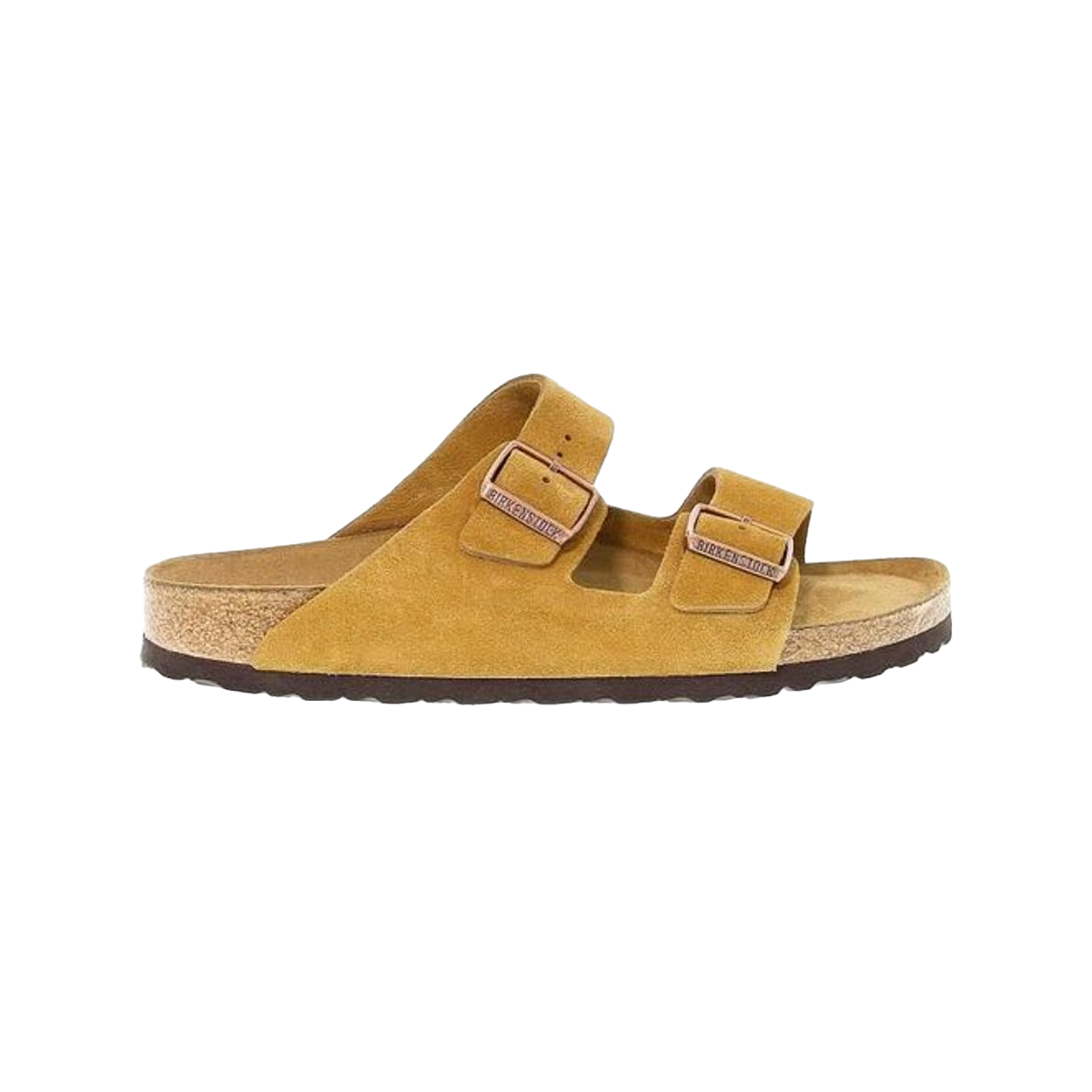 Faux leather sandals BIRKENSTOCK Brown