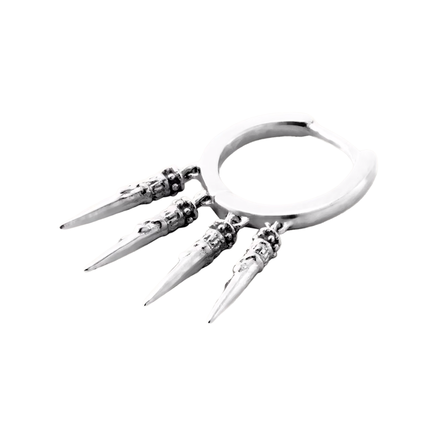 Créole percée fantaisie BA&SH Argent