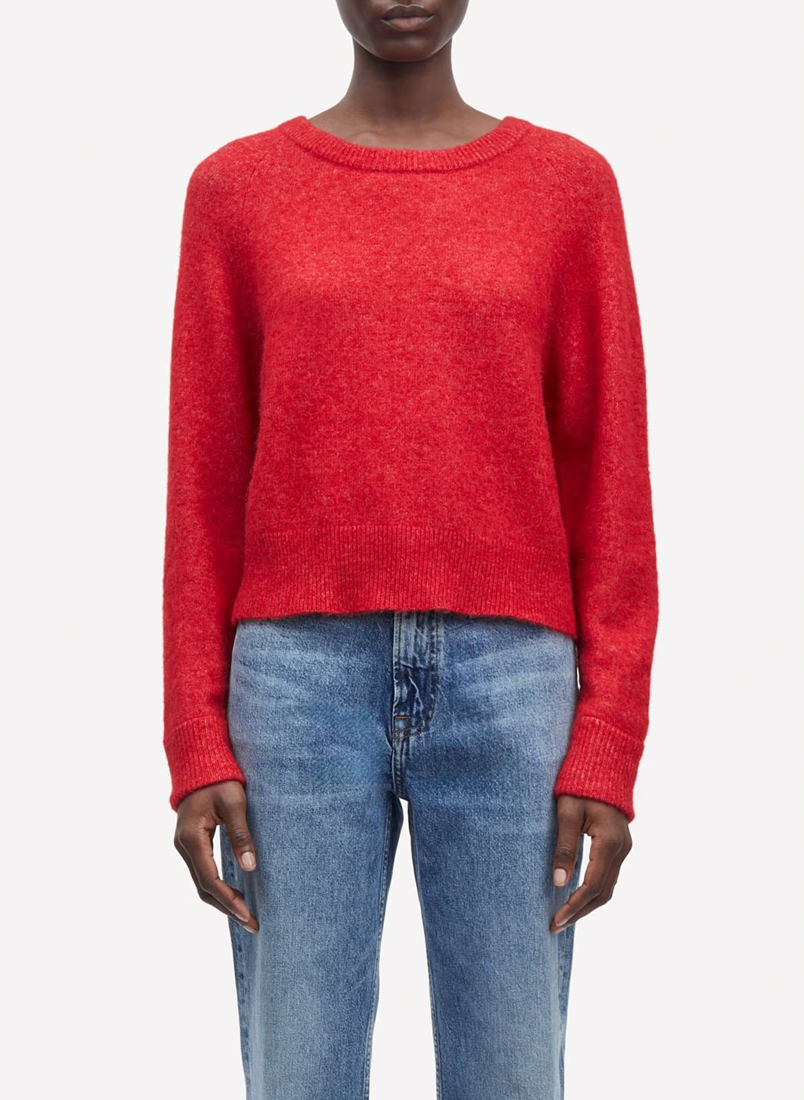 Pull col rond en laine mélangée SAMSOE SAMSOE