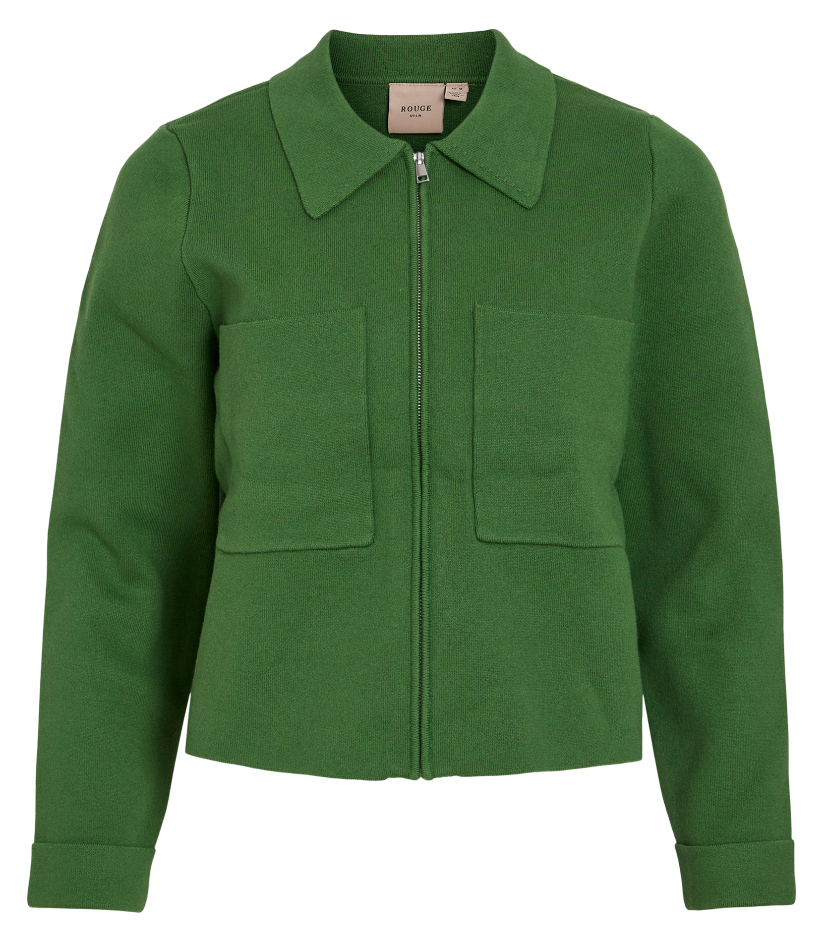 Gerader Mantel aus Bio-Baumwollmischung ROUGE EDIT Grun