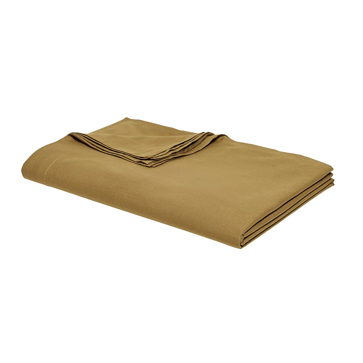 Flat sheet for bed in plain cotton TODAY LINGE DE MAISON Brown