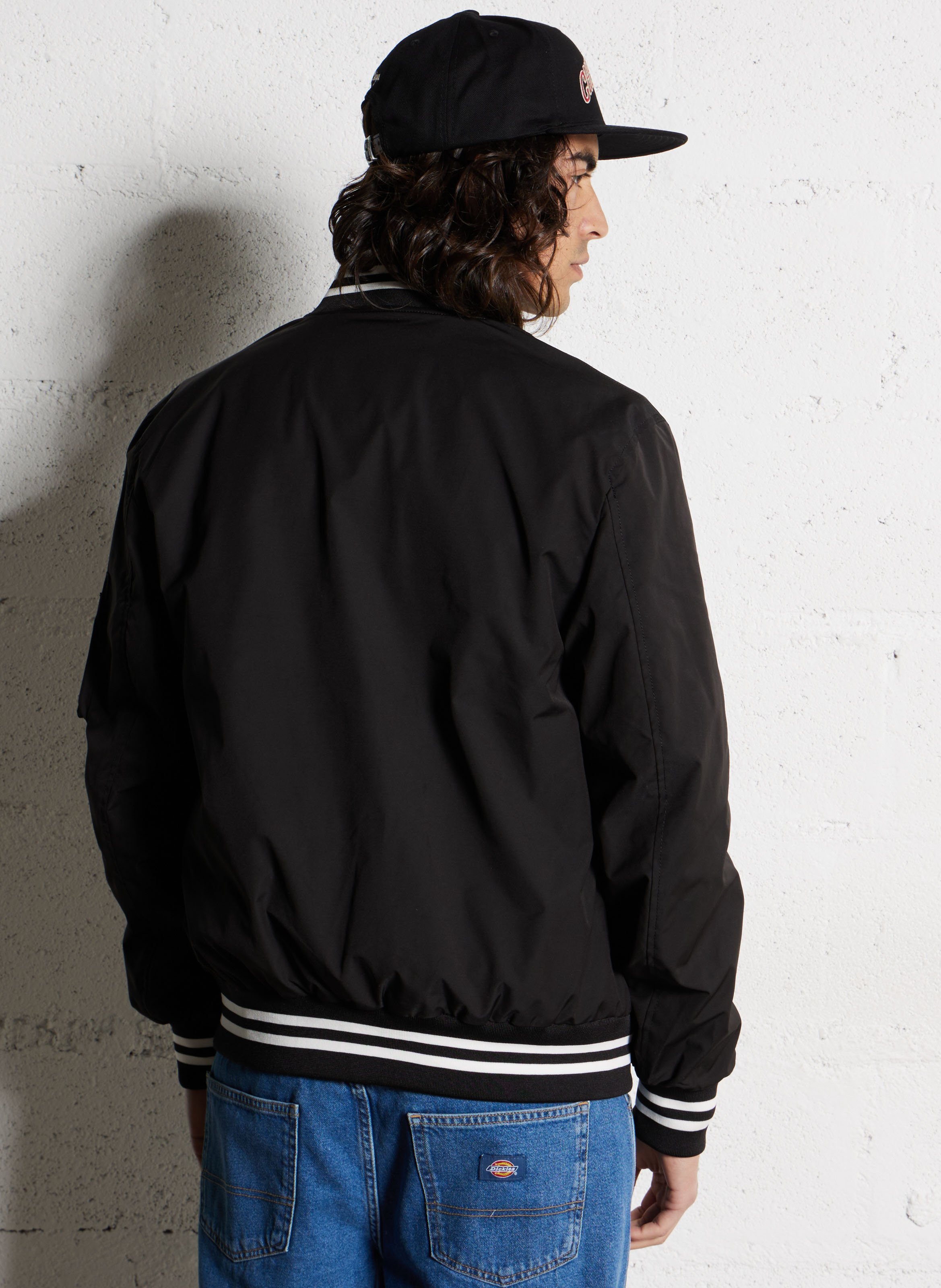 Blouson droit BOMBERS ORIGINAL Noir