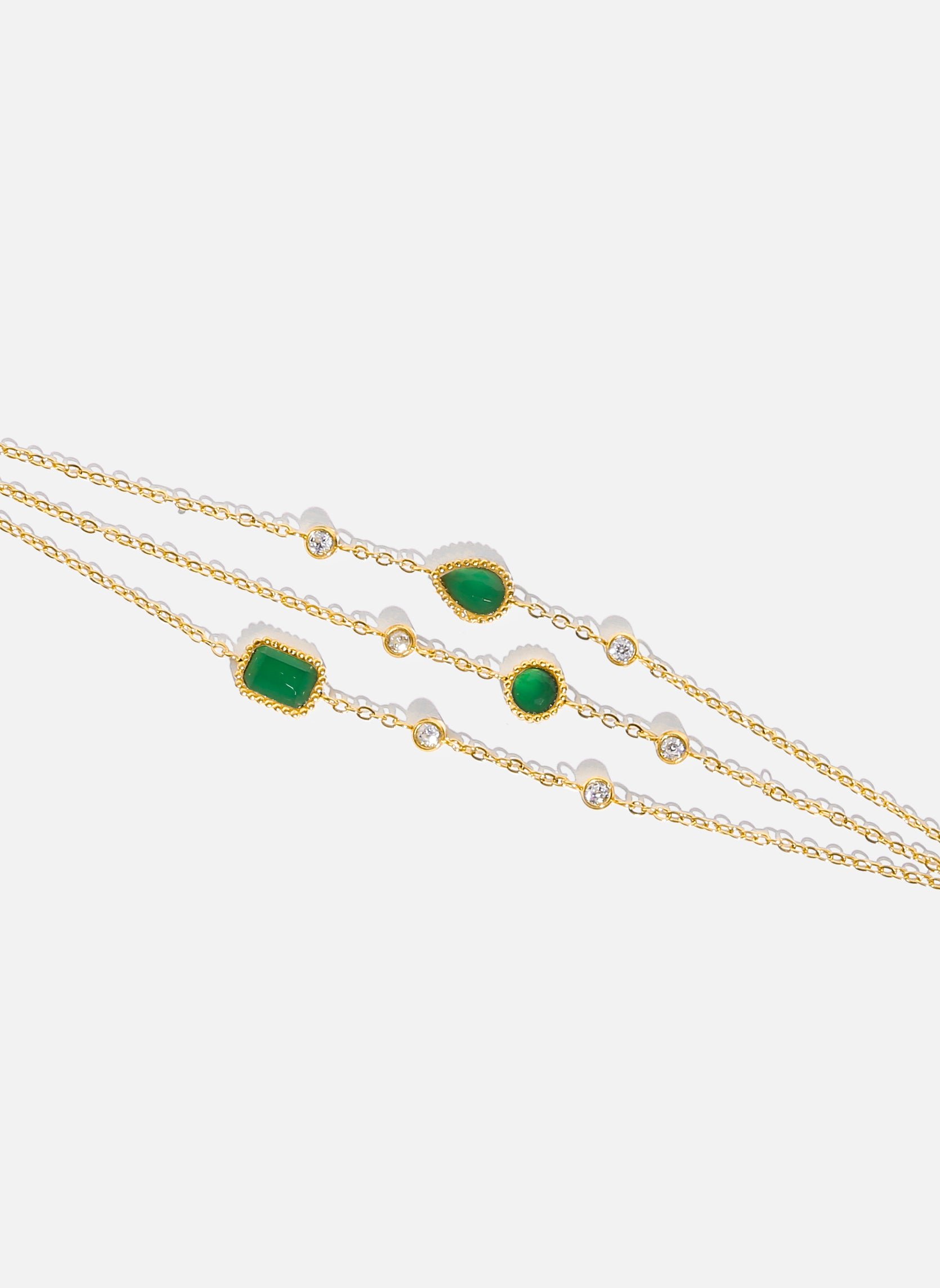 Hera chain bracelet AEC Paris Green