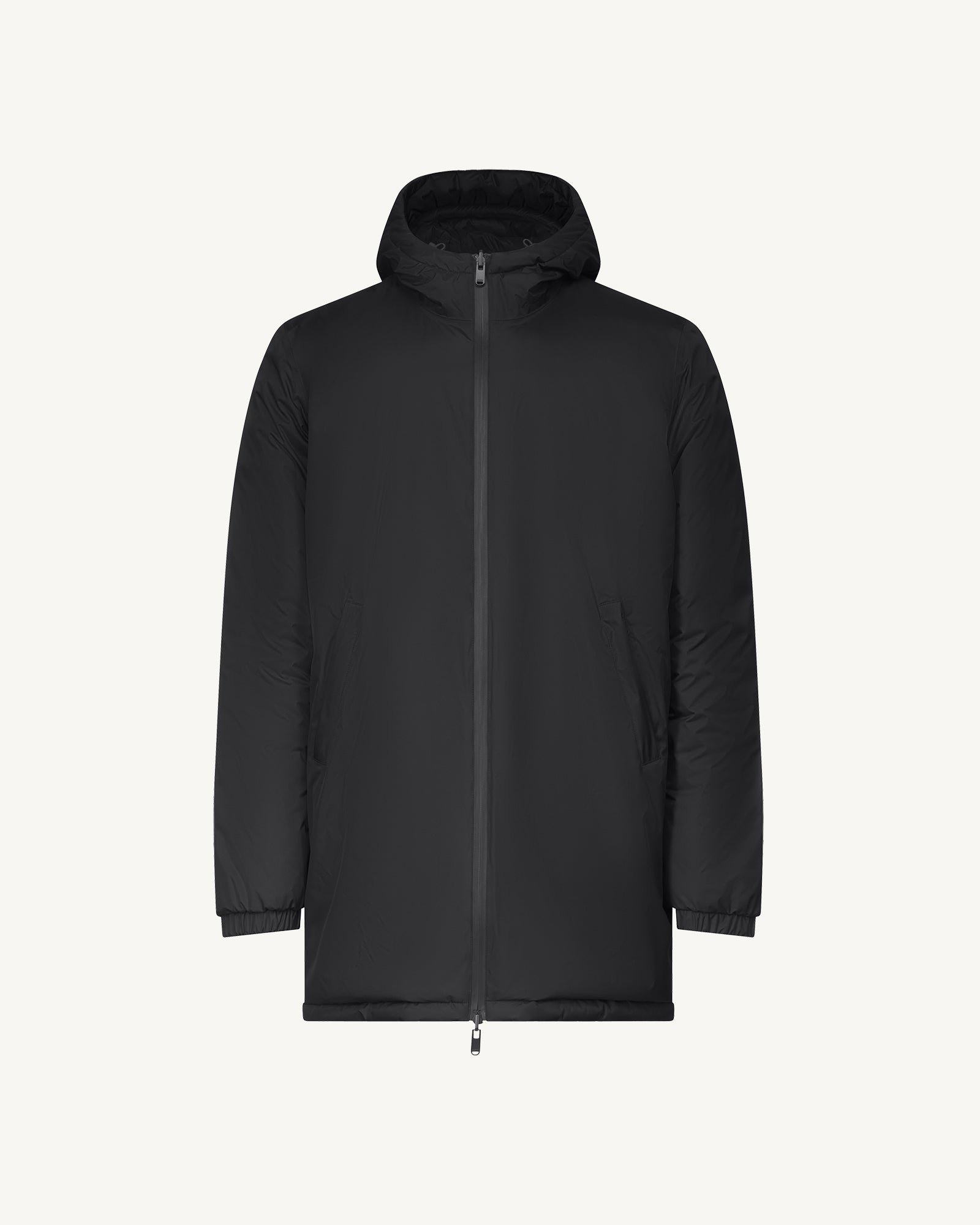 Long reversible hooded parka Amsterdam 2.0 JOTT Black