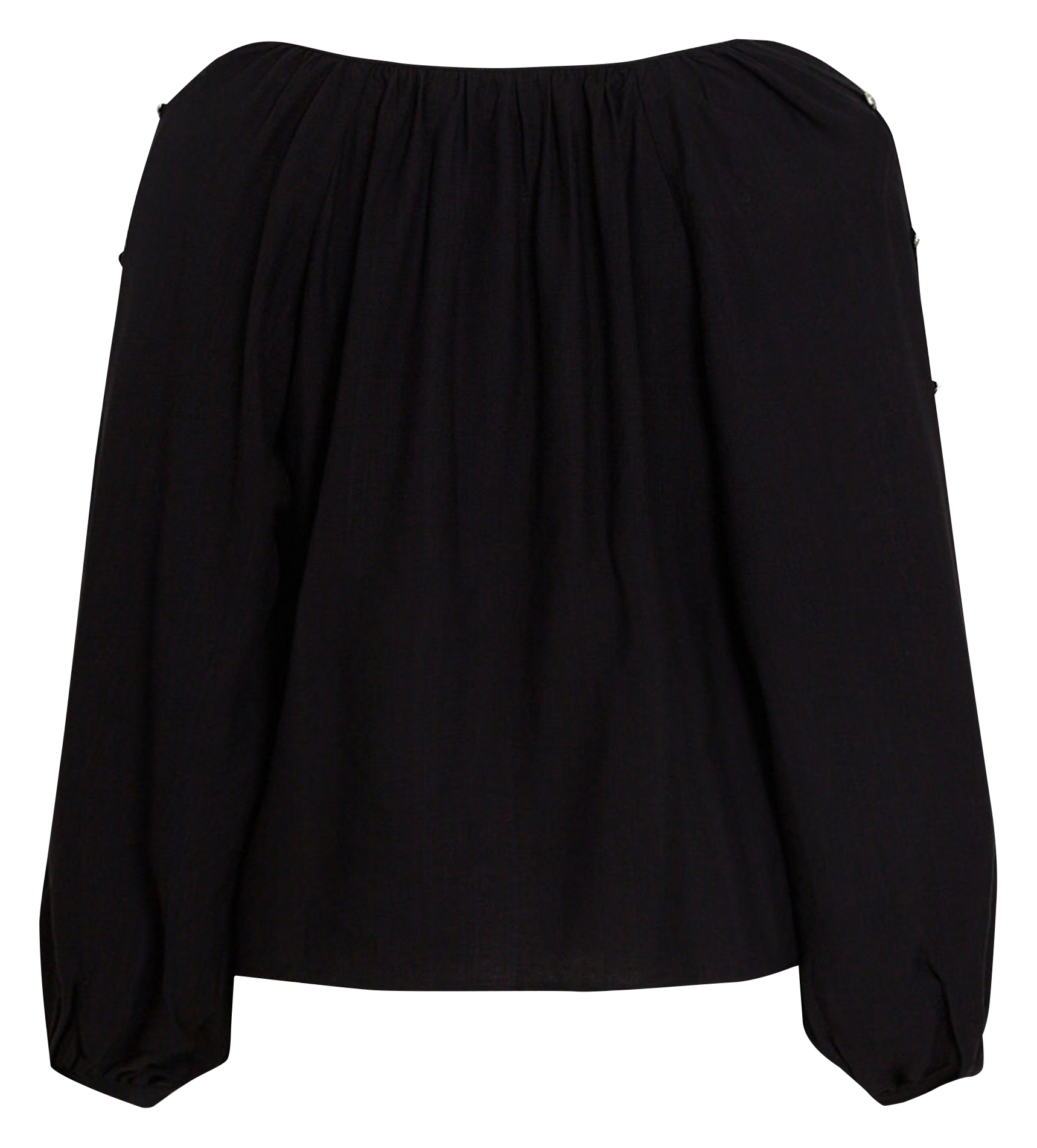 Top droit col rond VILA Noir