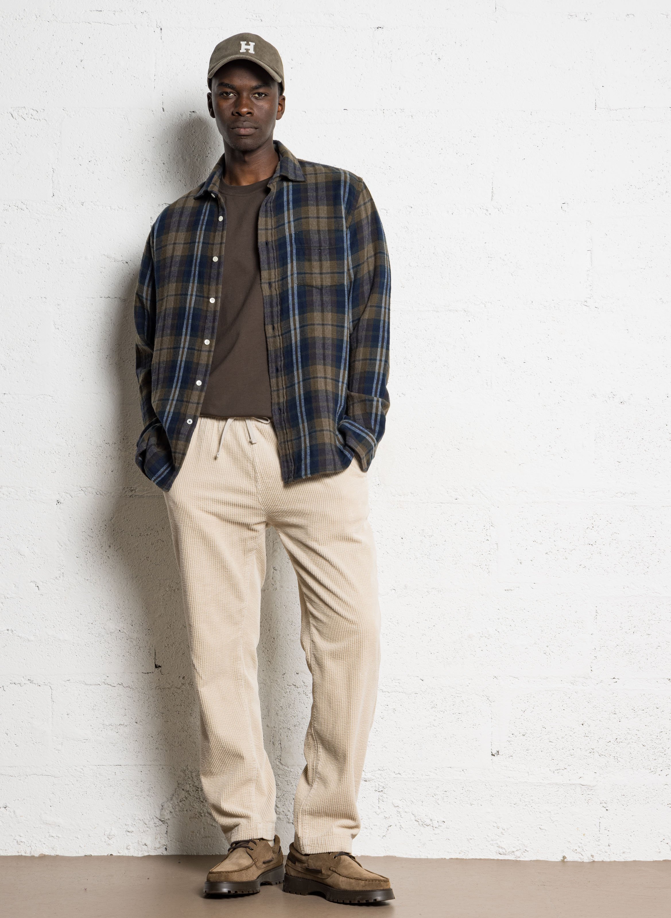 Chemise  col classique en coton HARTFORD Multicolore