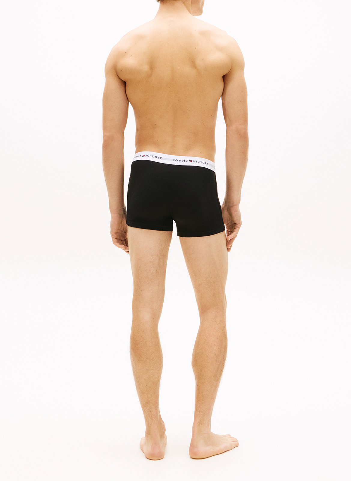 Lot de 3 boxers en coton mélangé TOMMY HILFIGER Gris