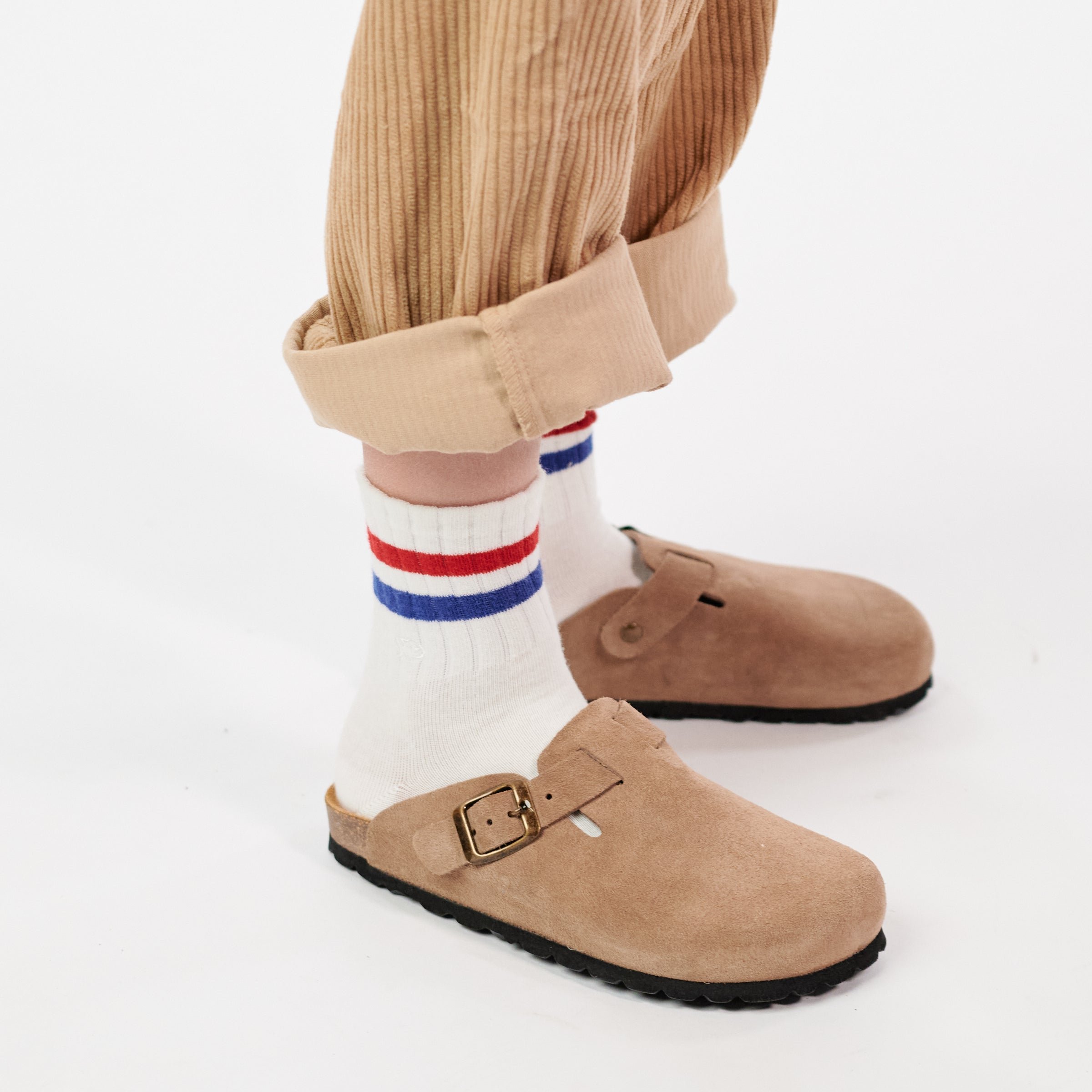 Retro socks BILLYBELT White