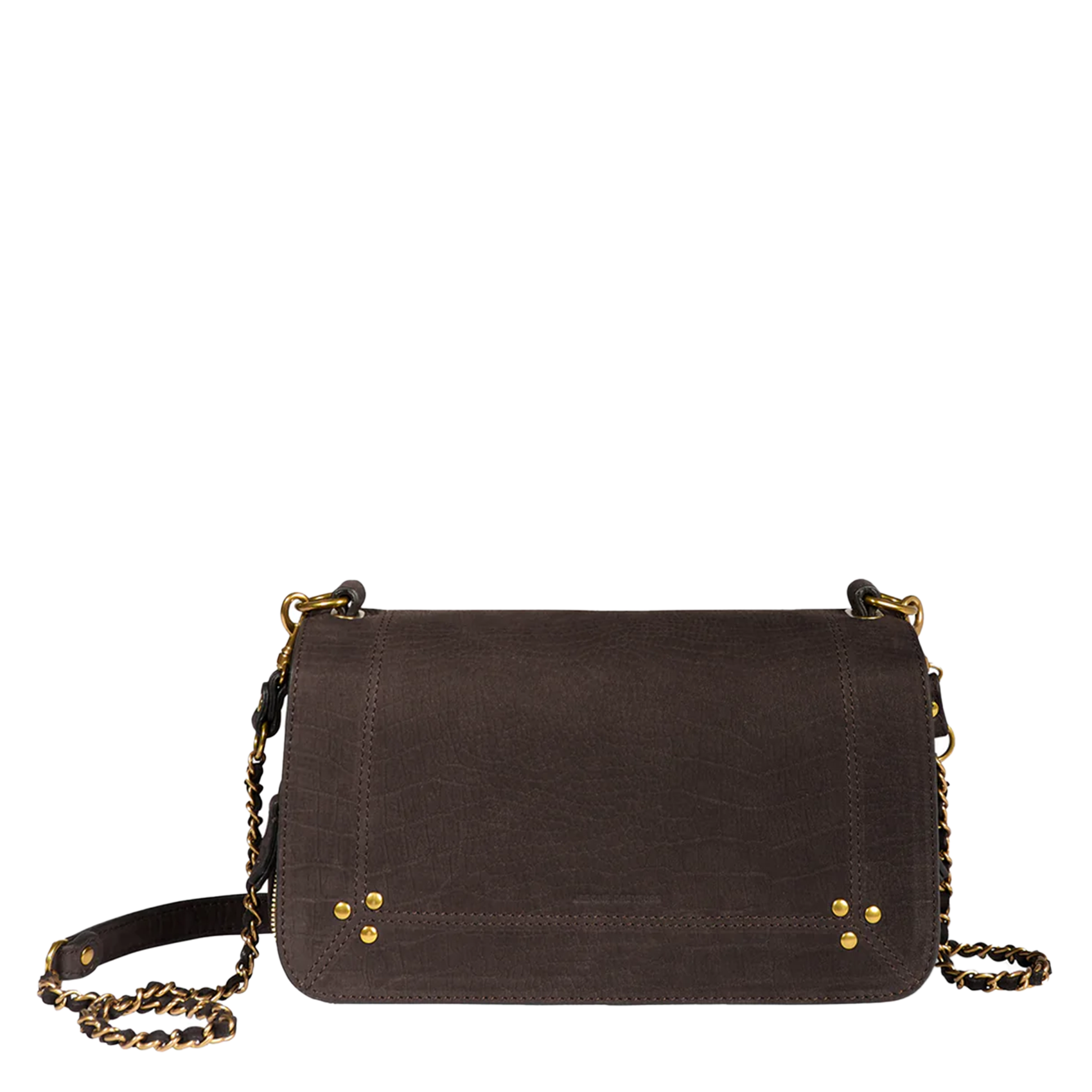 Sac bandoulière en cuir JEROME DREYFUSS Marron