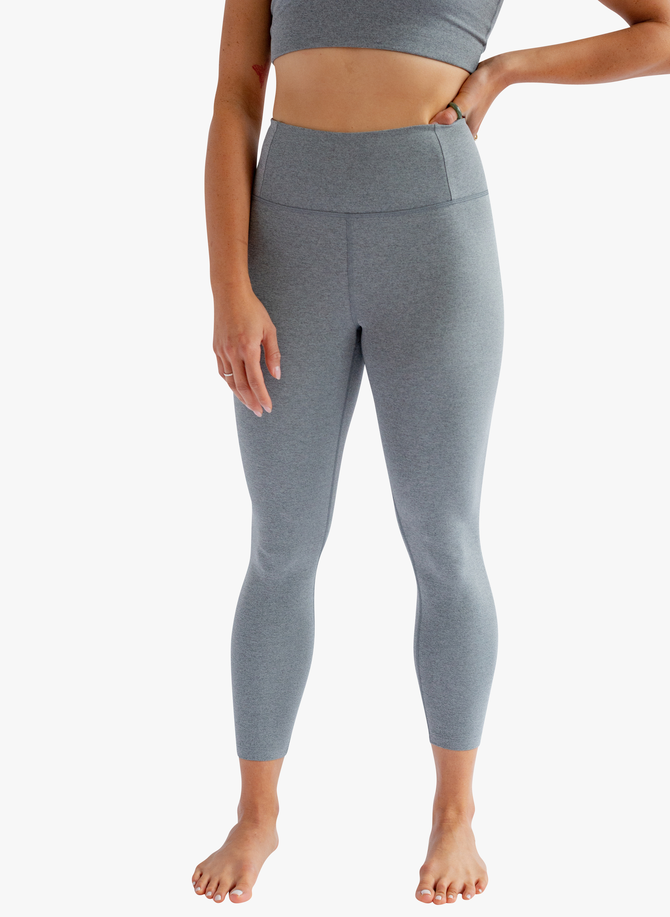 Legging chiné Float GIRLFRIEND COLLECTIVE Gris