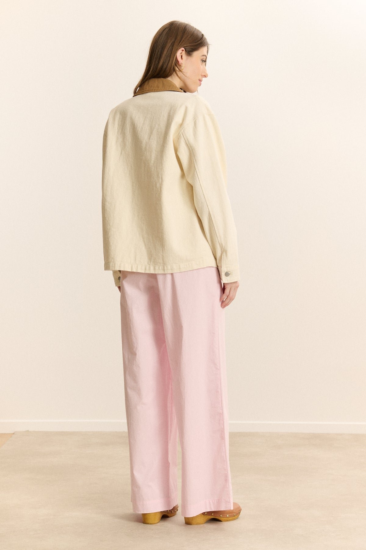 Short workwear jacket GARANCE PARIS White