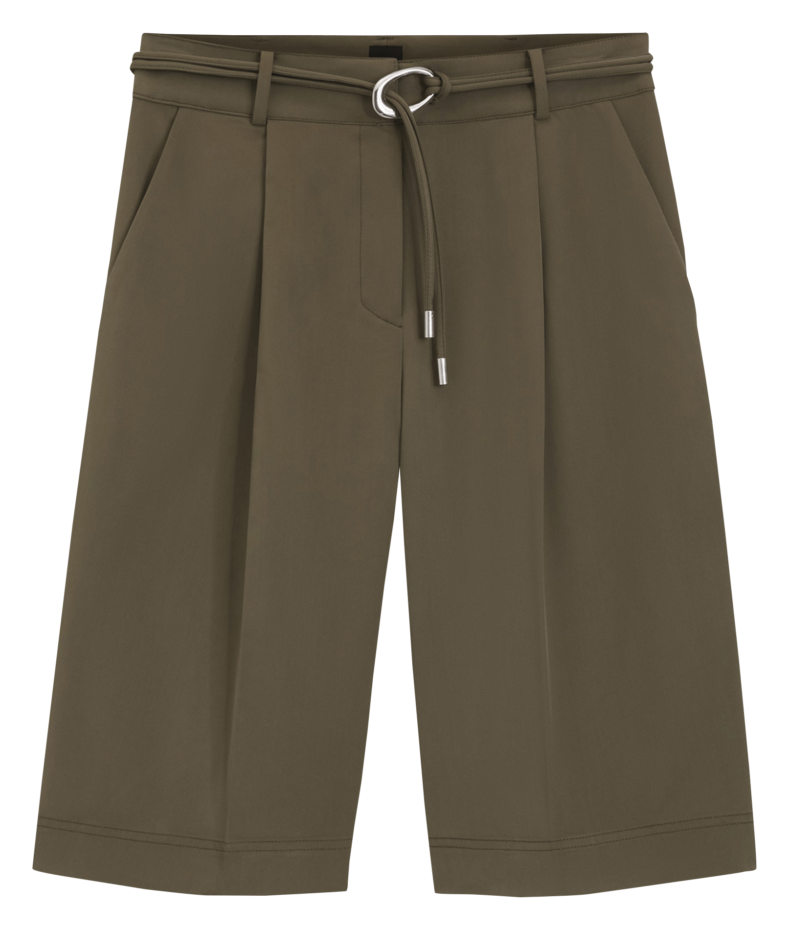 Straight shorts BOSS Khaki