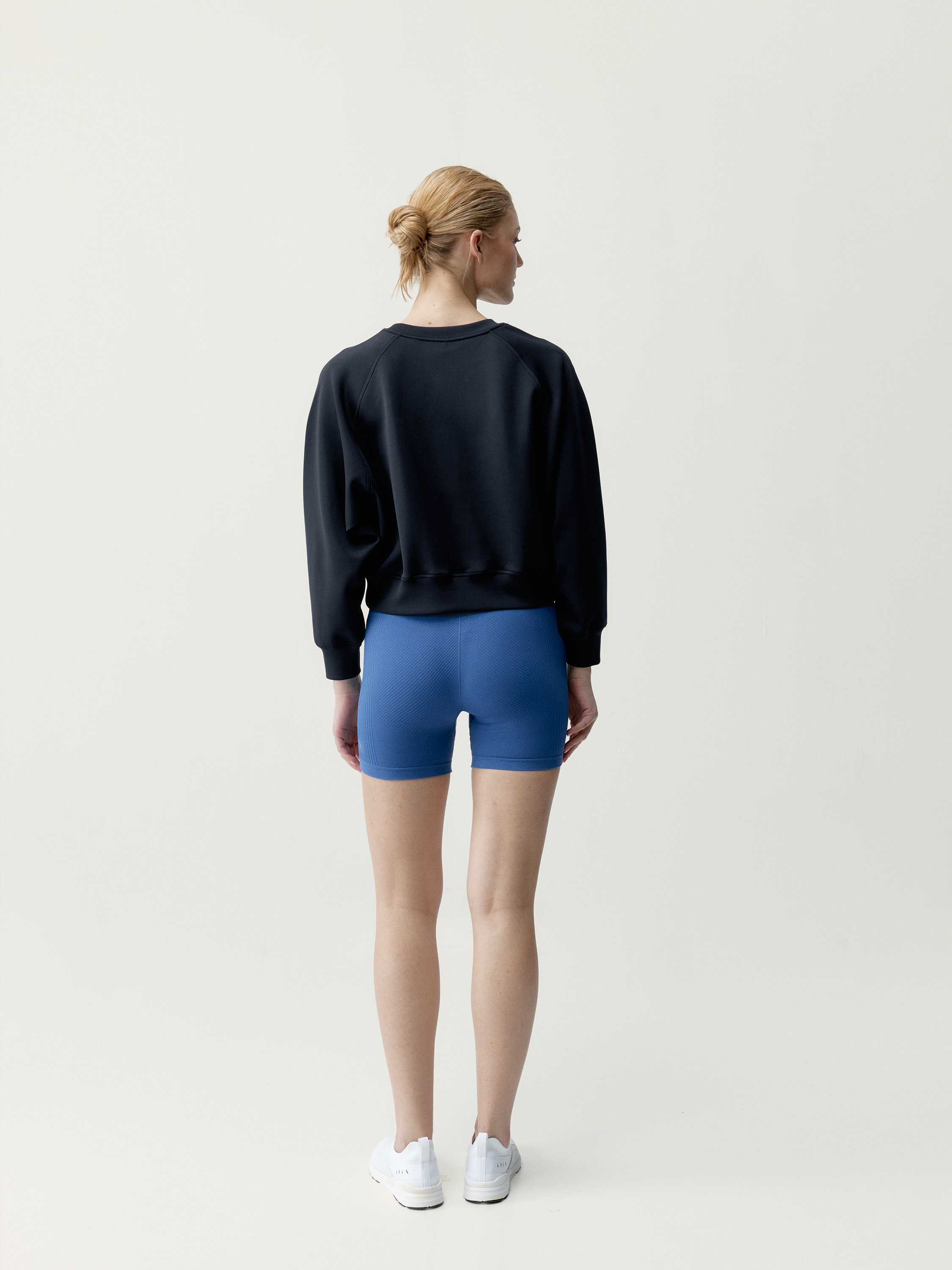 Soft-touch flora sweatshirt BORN Black