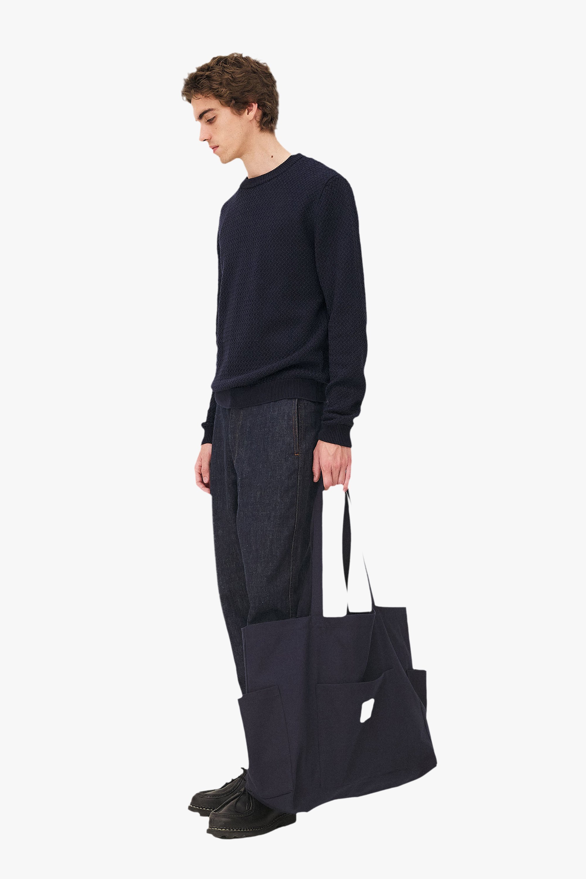 Long-sleeve polo shirt Roma Noyoco Blue