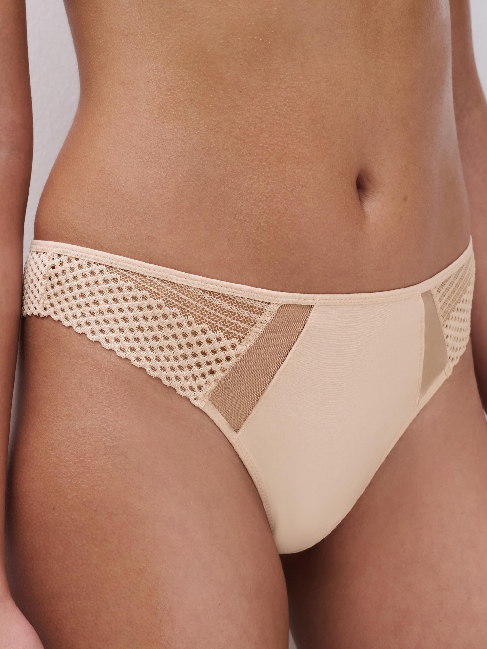 Lace tanga | Beige CHANTELLE PULP Women