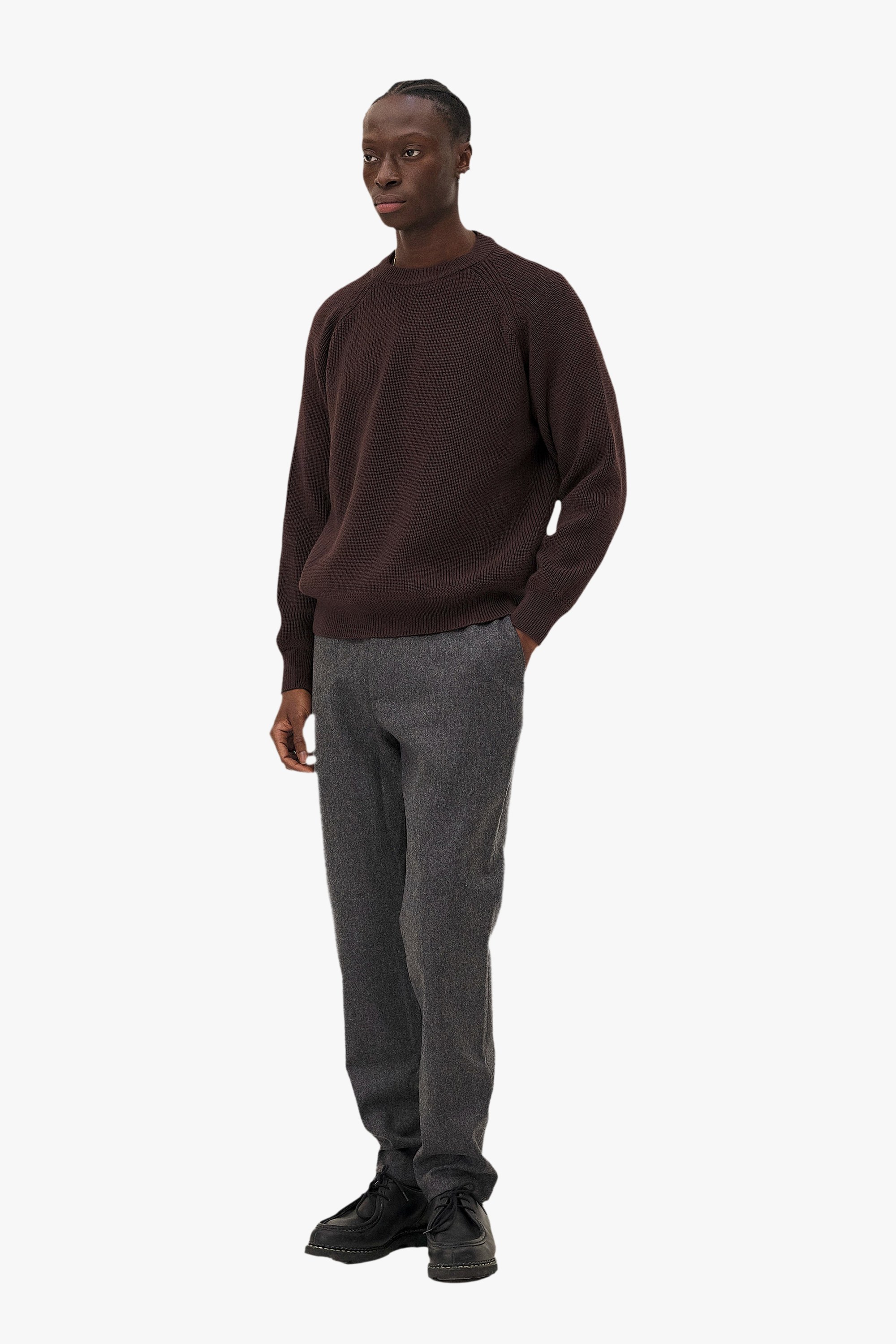Raglan Oslo Sweater Noyoco Brown