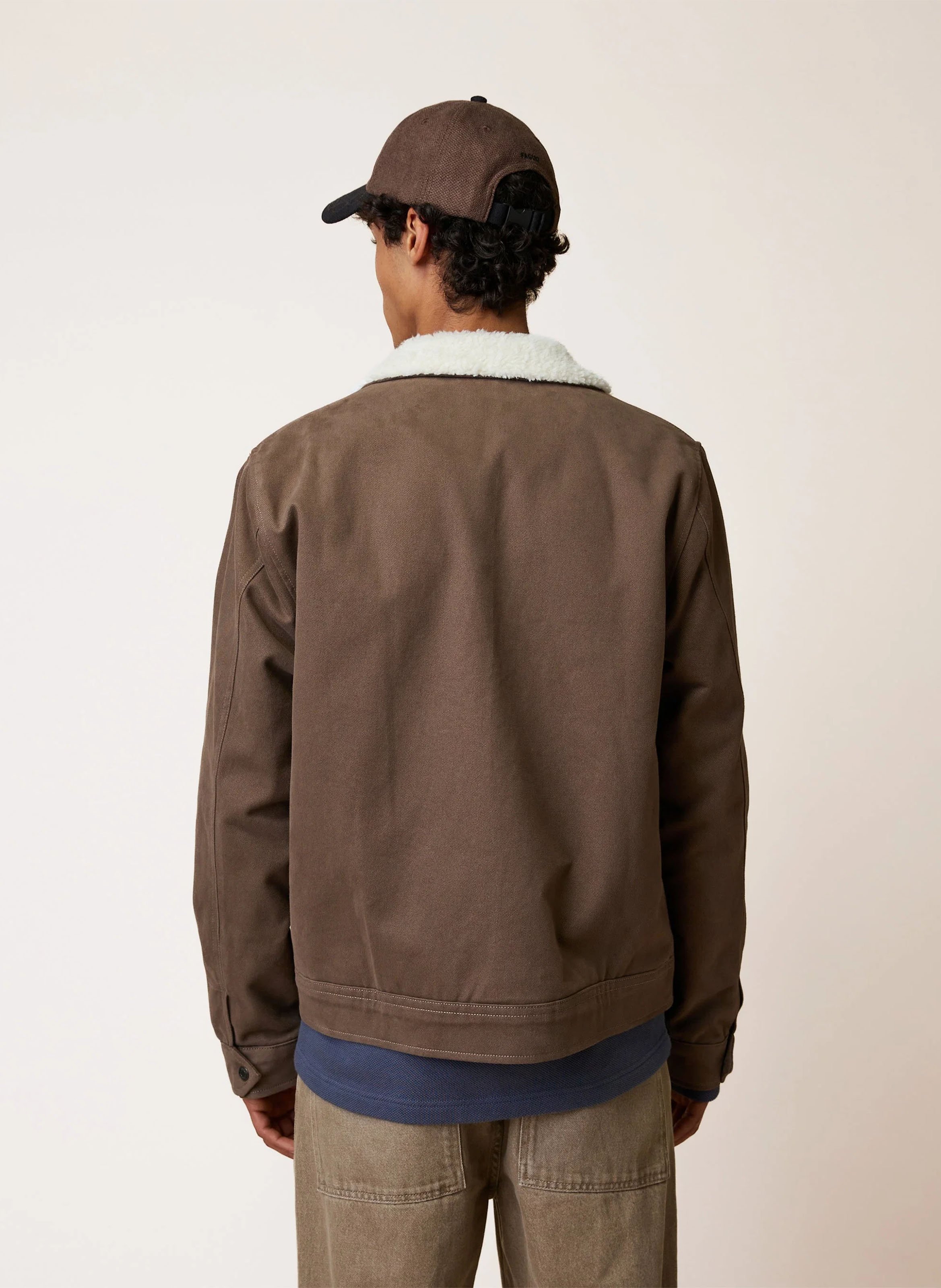 Jacke mit klassischem Kragen FAGUO Braun