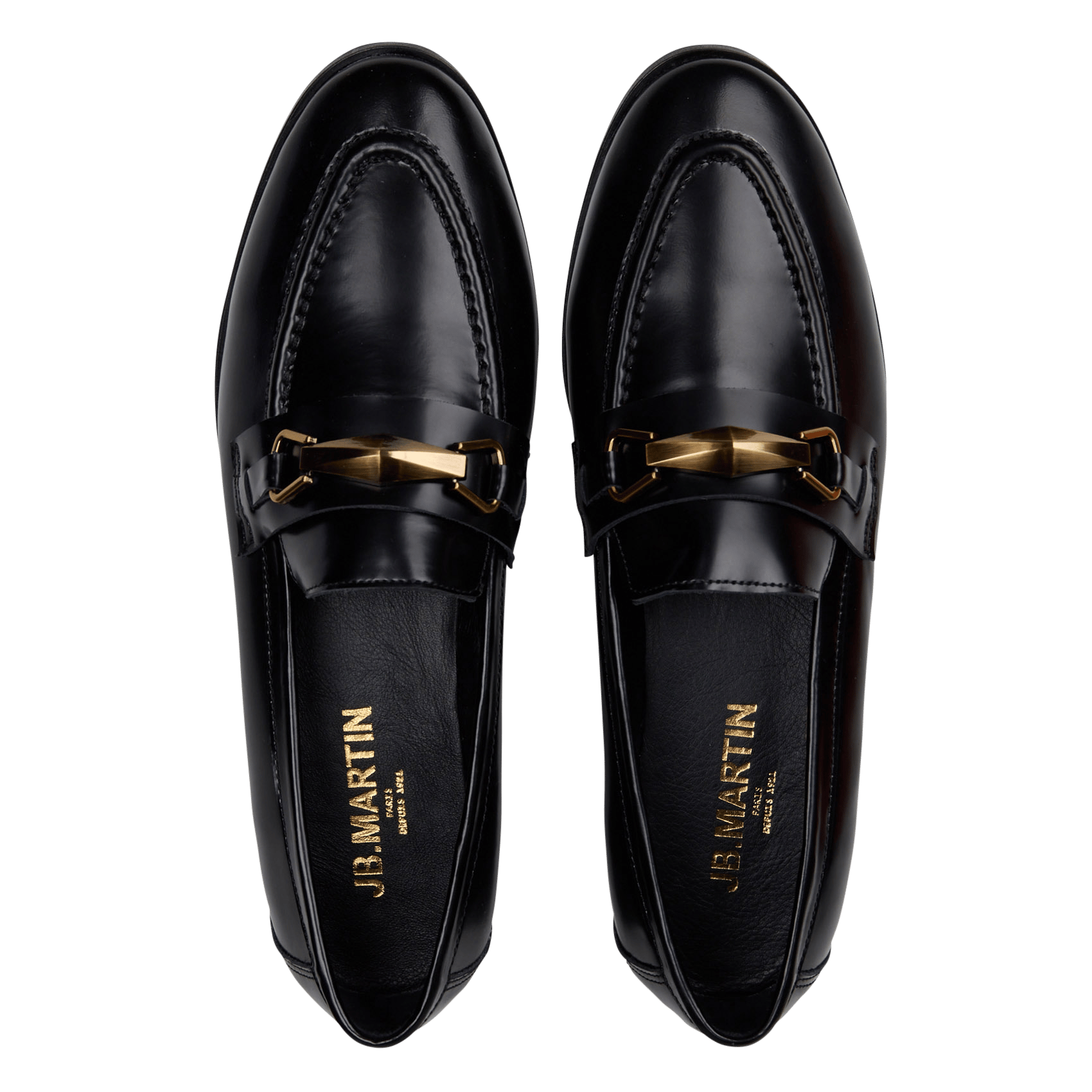 Mocassins en cuir JB MARTIN Noir