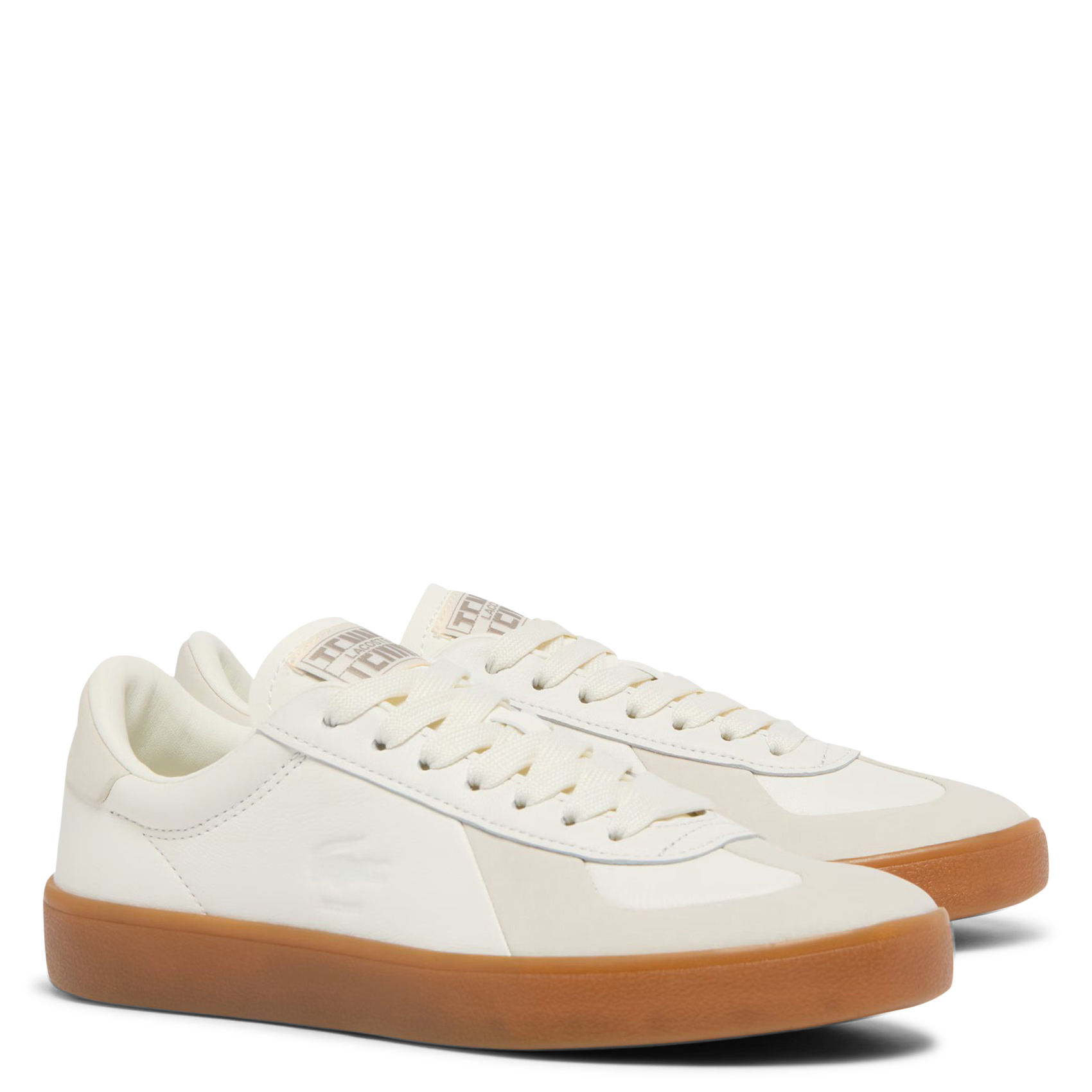 Baskets basses en cuir LACOSTE Blanc