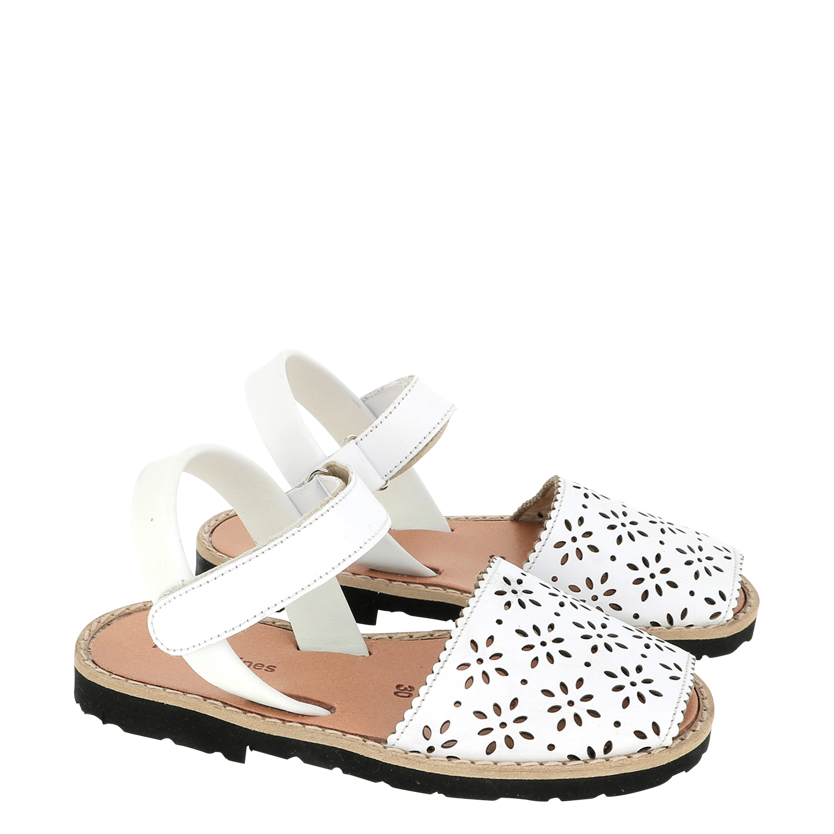 Sandales en cuir MINORQUINES Blanc