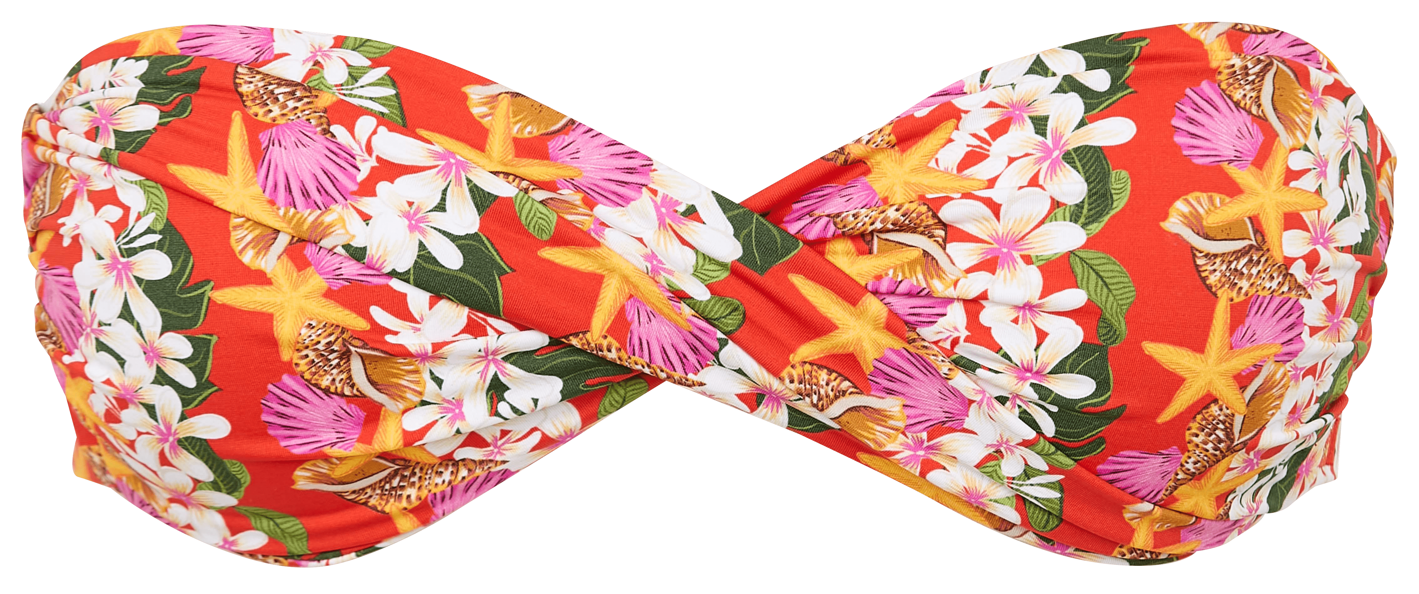 Bandeau bikini top BANANA MOON Red