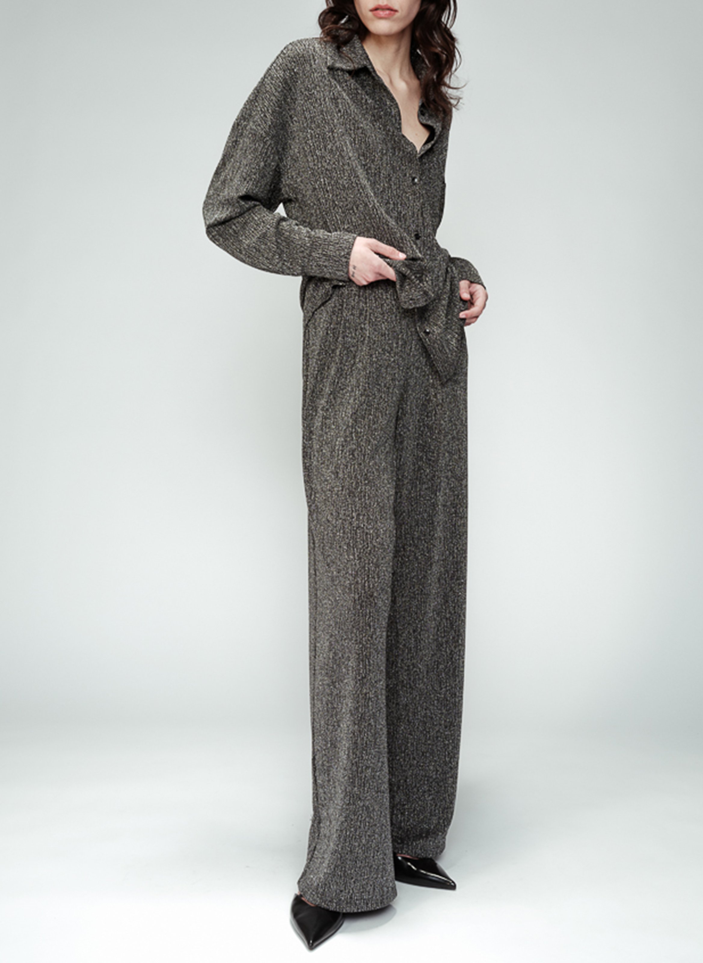 Wide trousers GRACE ET MILA Grey