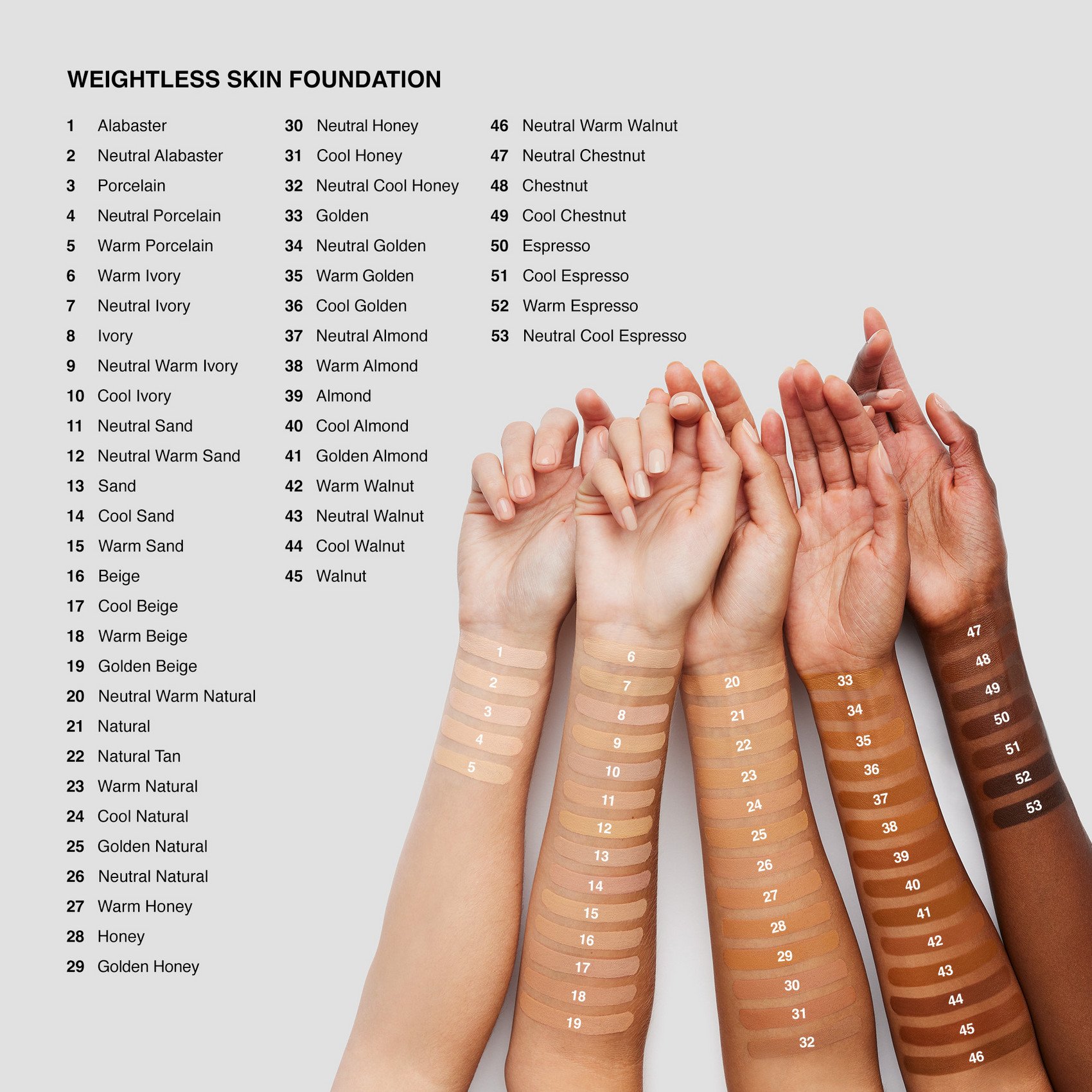 WEIGHTLESS SKIN FOUNDATION - Fond de teint tenue 24 heures SPF15 BOBBI BROWN Warm natural