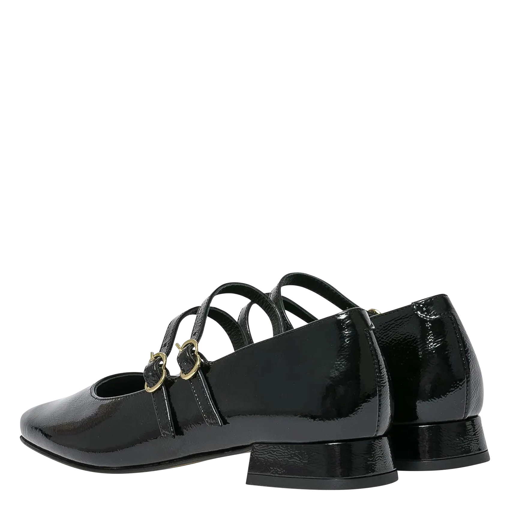 Babies en cuir  Noir