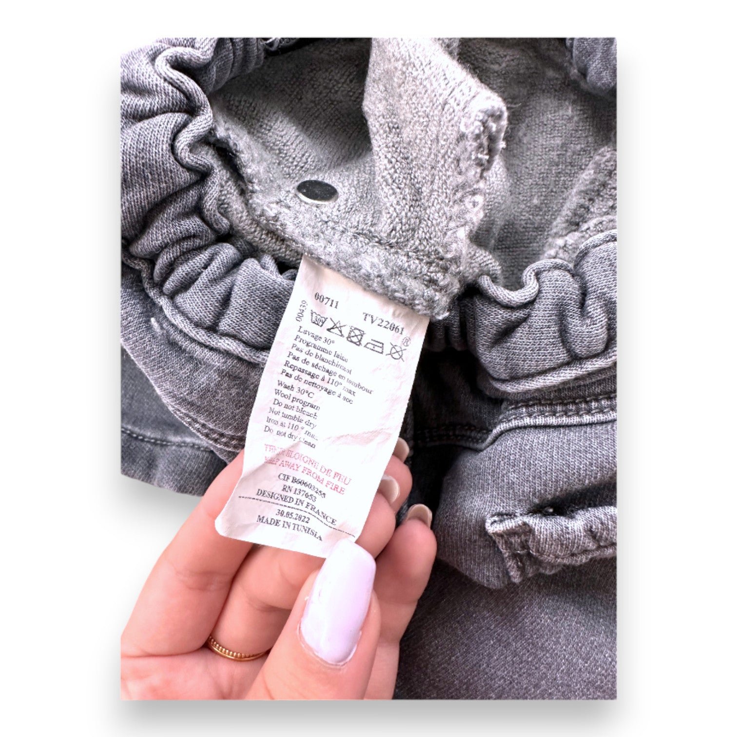 Grey baby pants - 6 months TARTINE ET CHOCOLAT - seconde-main Grey