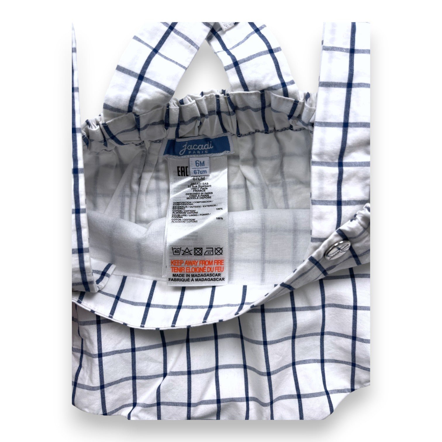 White Baby Bloomers - 6 months White