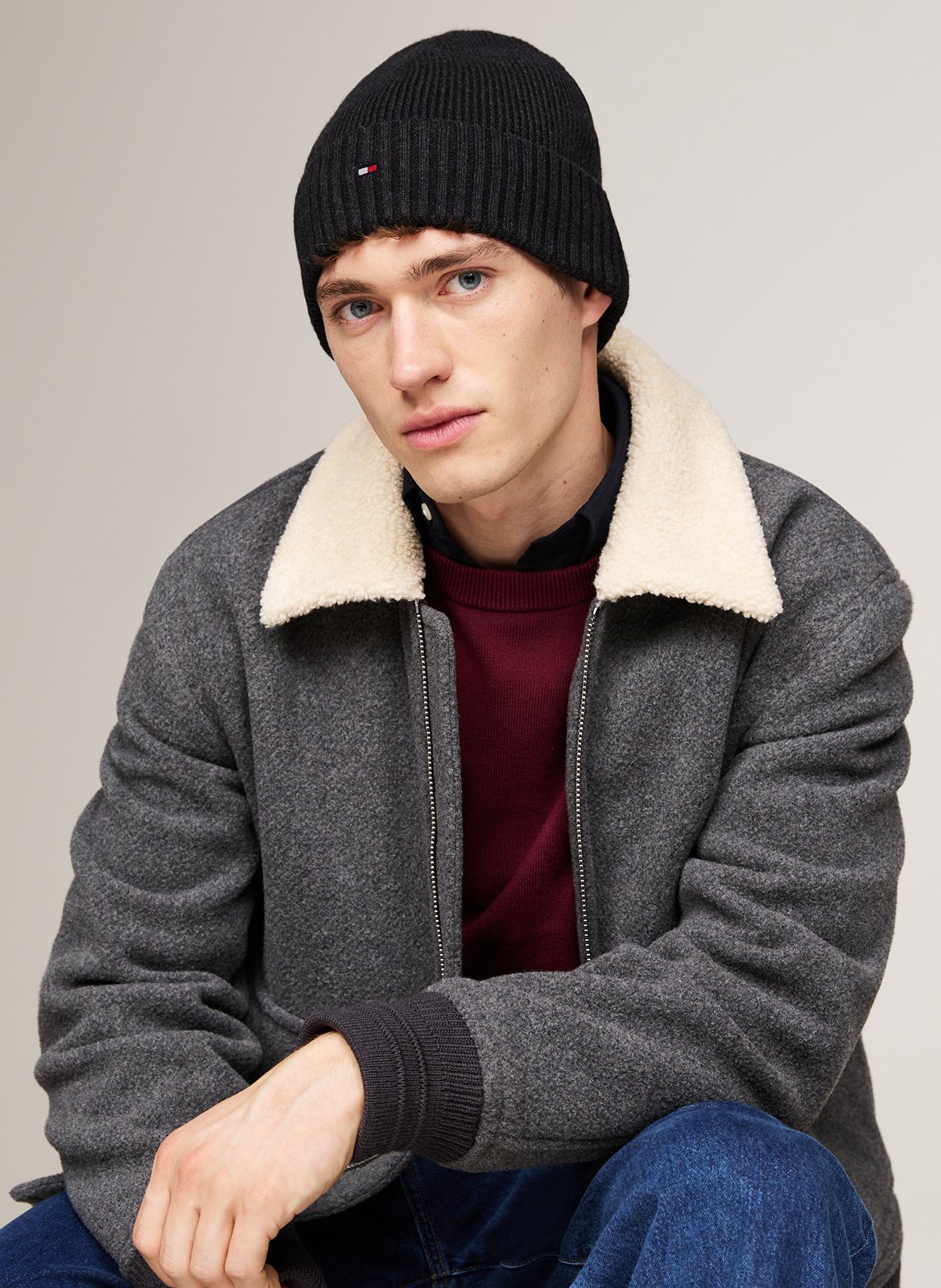 Muts van biologisch katoenmengsel TOMMY HILFIGER