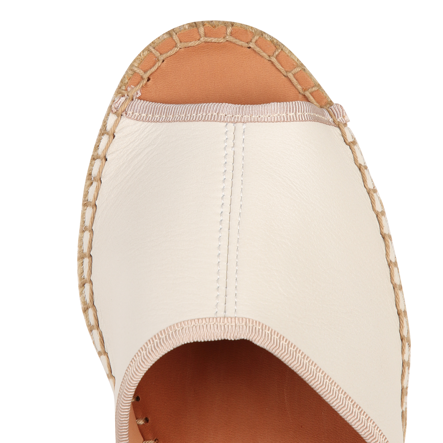 Espadrilles van gemengd leer NAGUISA Beige