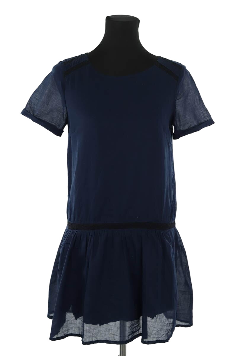 Cotton dress SEZANE - Seconde main Blue