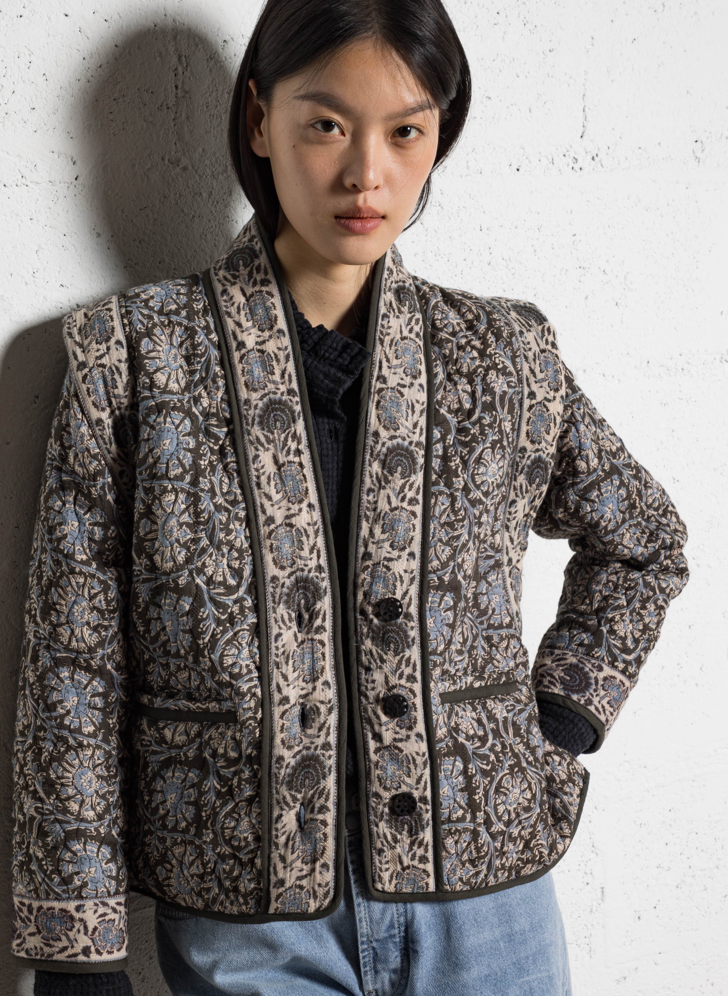 Cotton jacket MAISON HOTEL Blue